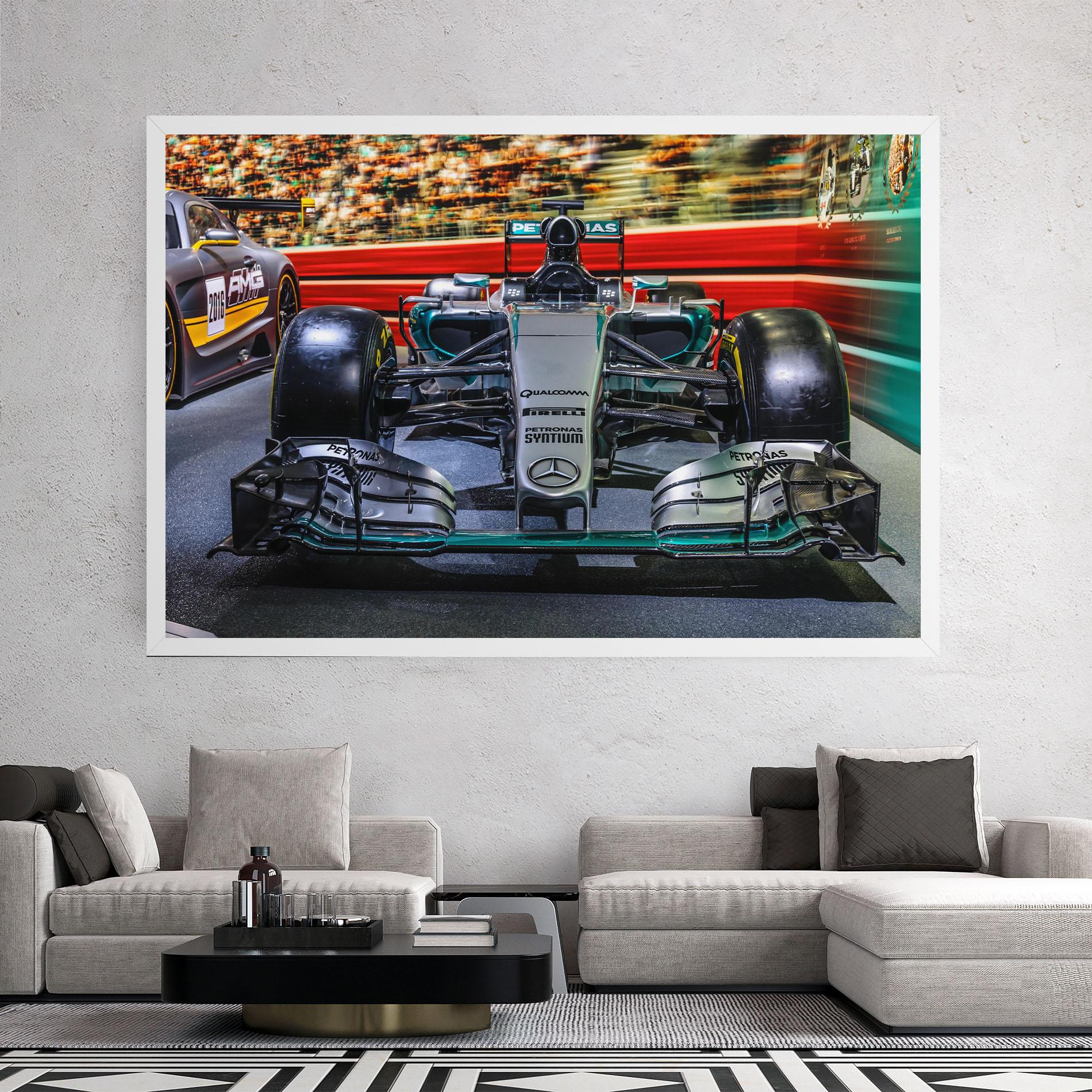 Tablou Canvas Black Green F1 mockup 2
