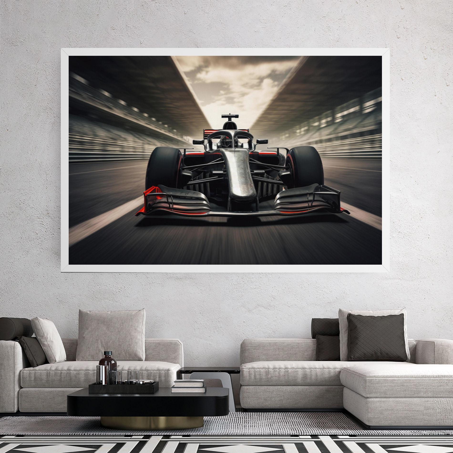 Tablou Canvas Black Red F1 mockup 2