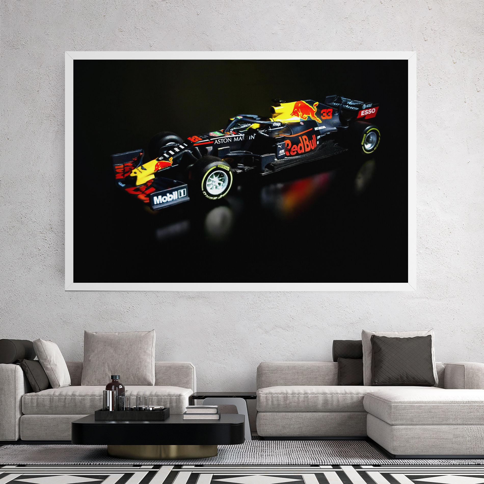 Tablou Canvas Black Yellow F1 mockup 2