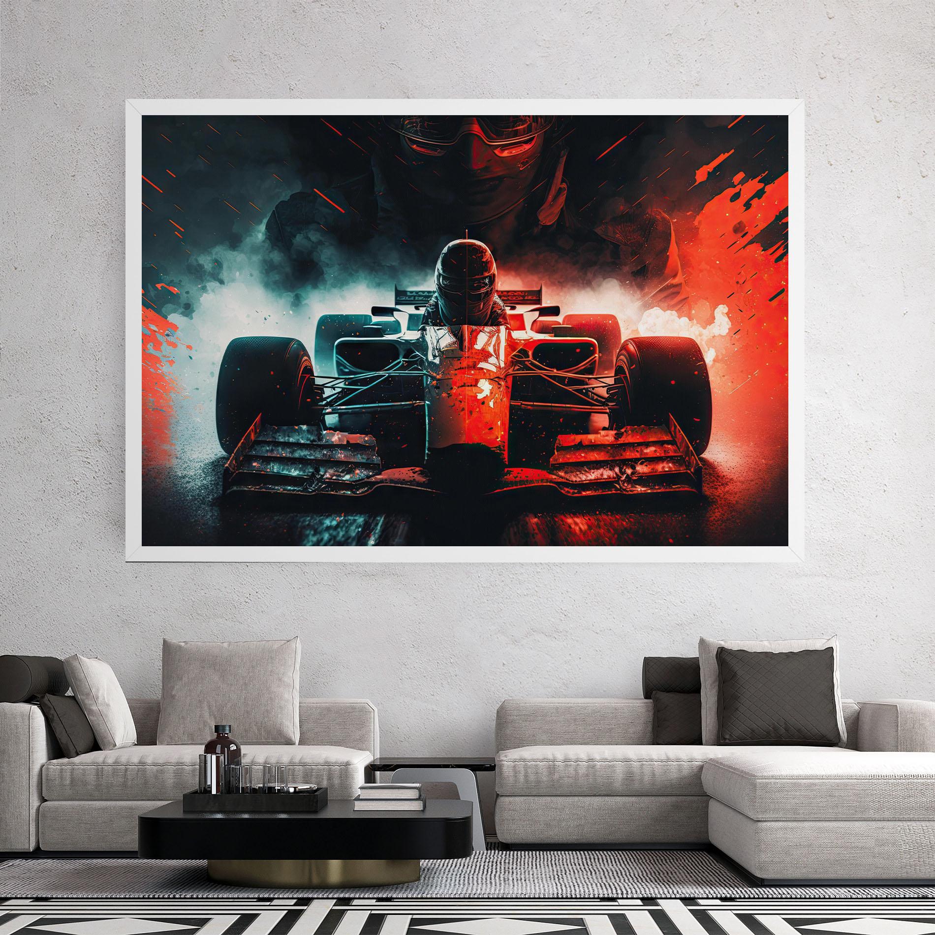 Tablou Canvas Blue Red F1 mockup 2