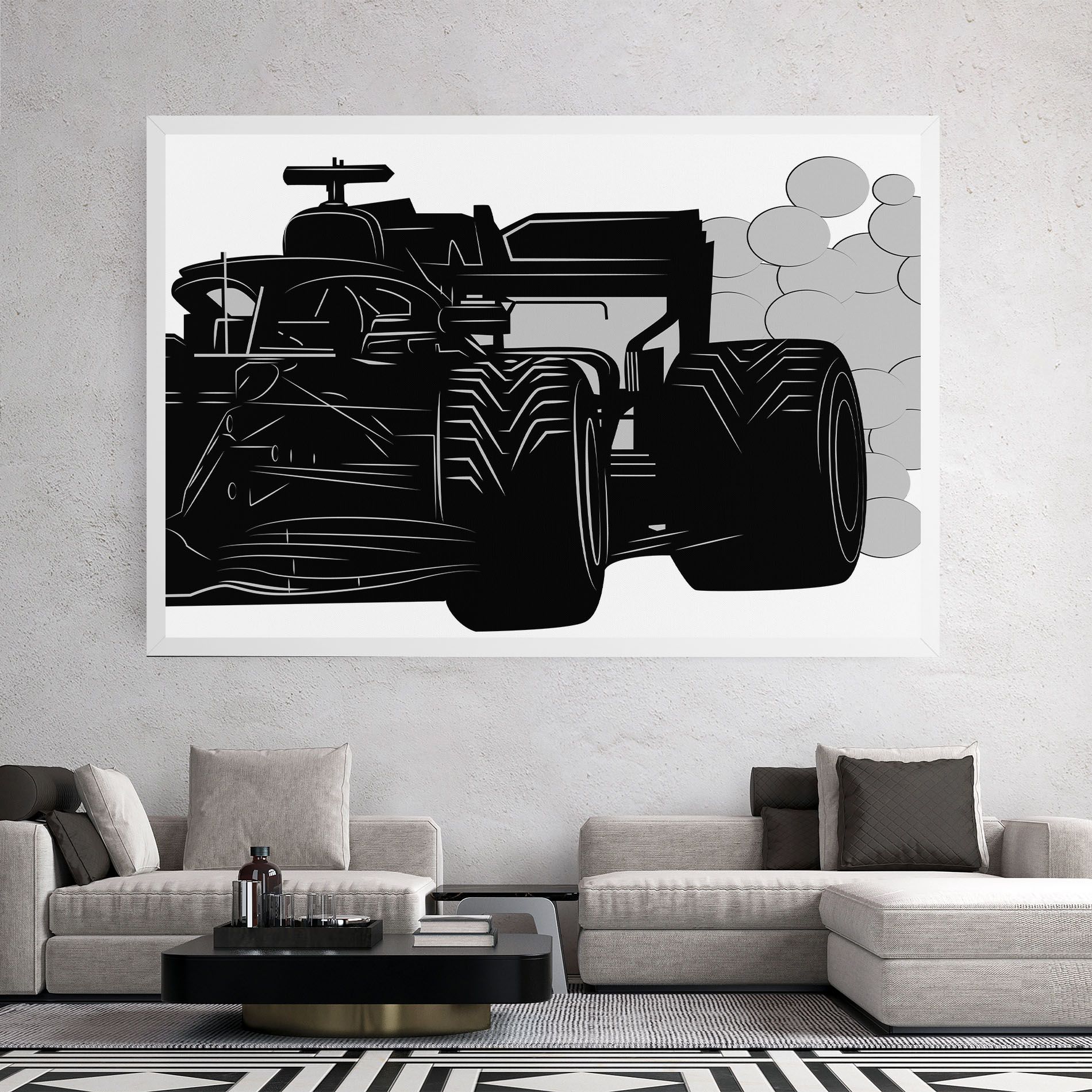 Car F1 Smoke mockup 2