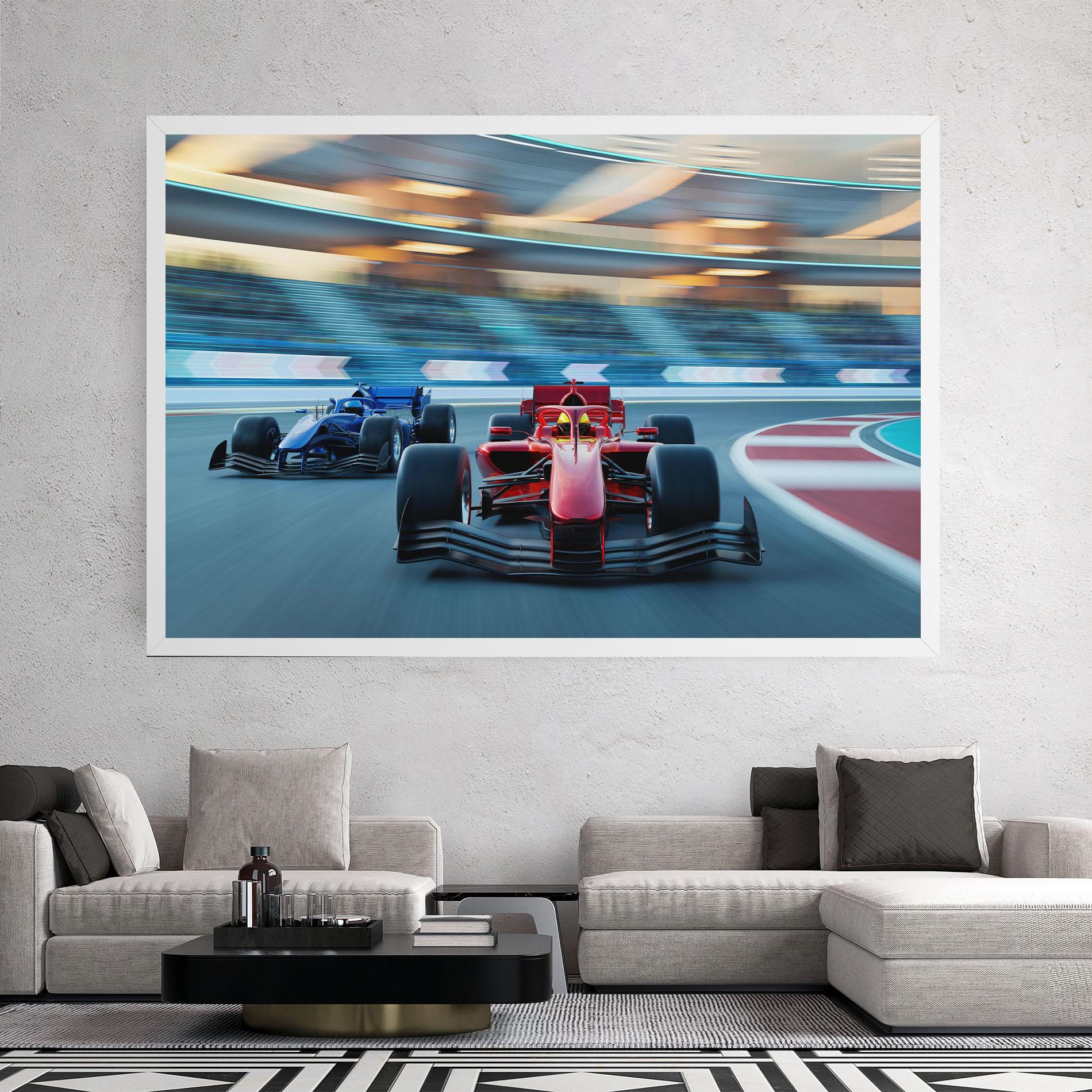 Tablou Canvas F1 Racing mockup 2