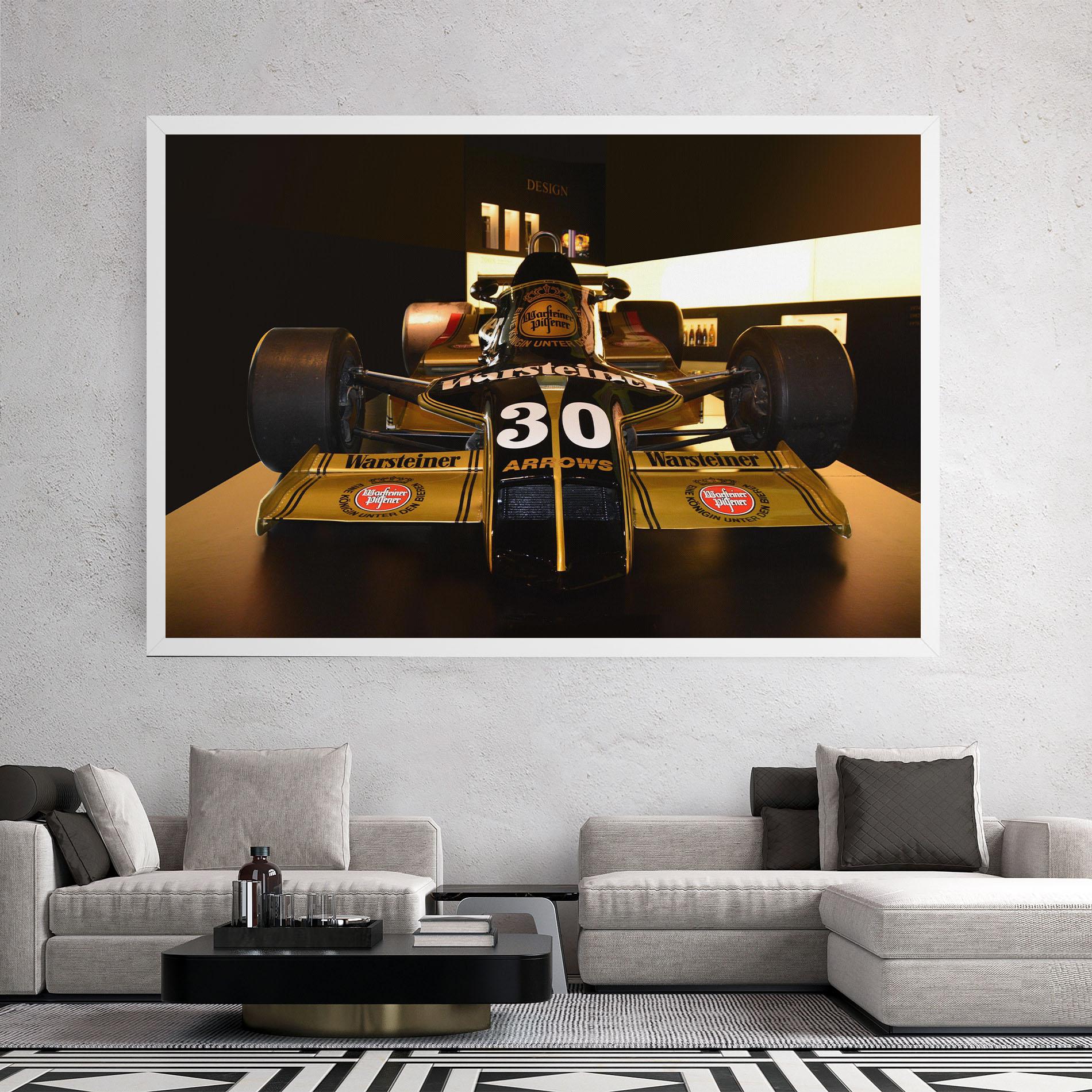Tablou Canvas Formula 1 Car Color mockup 2