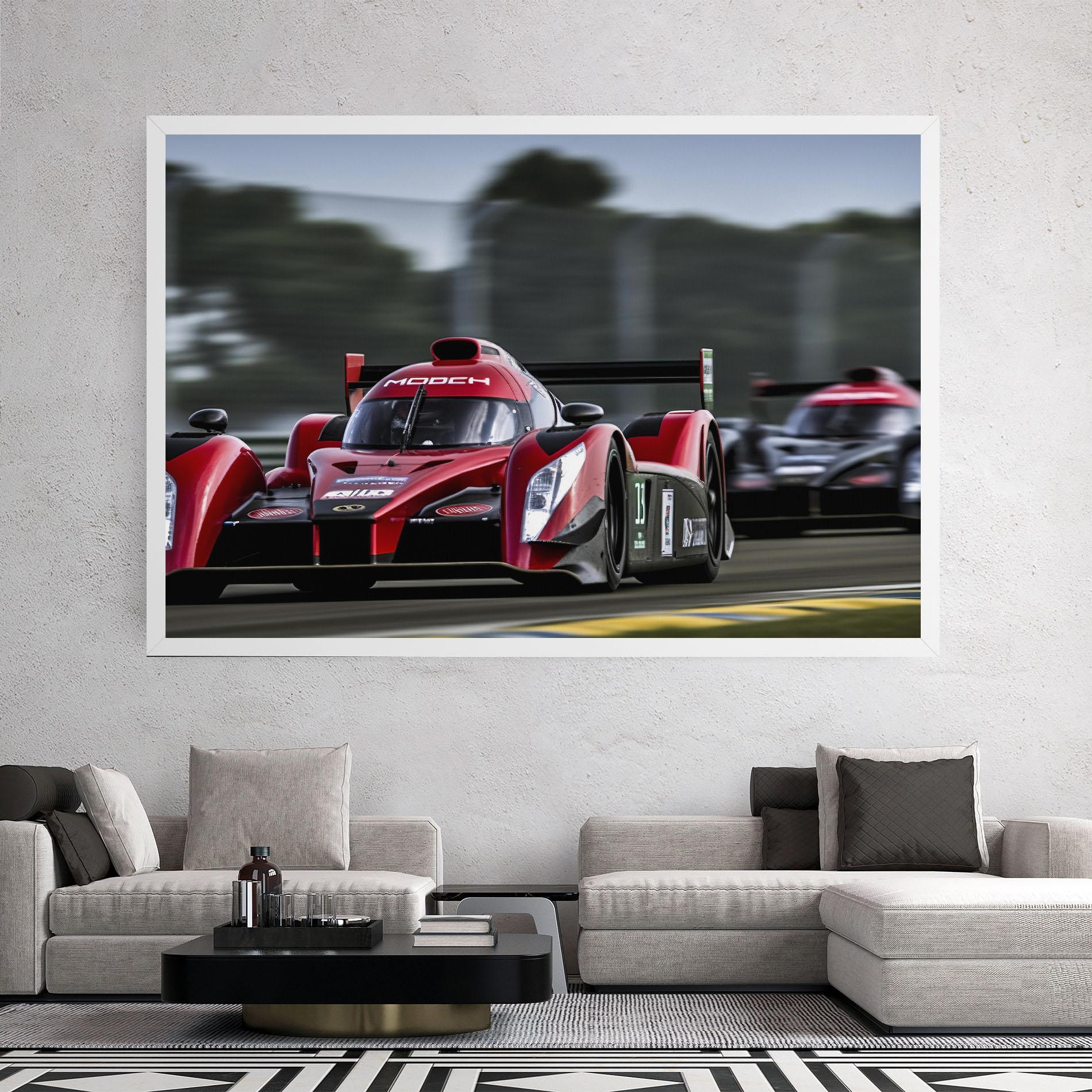 Tablou Canvas Red Racing Cars mockup 2