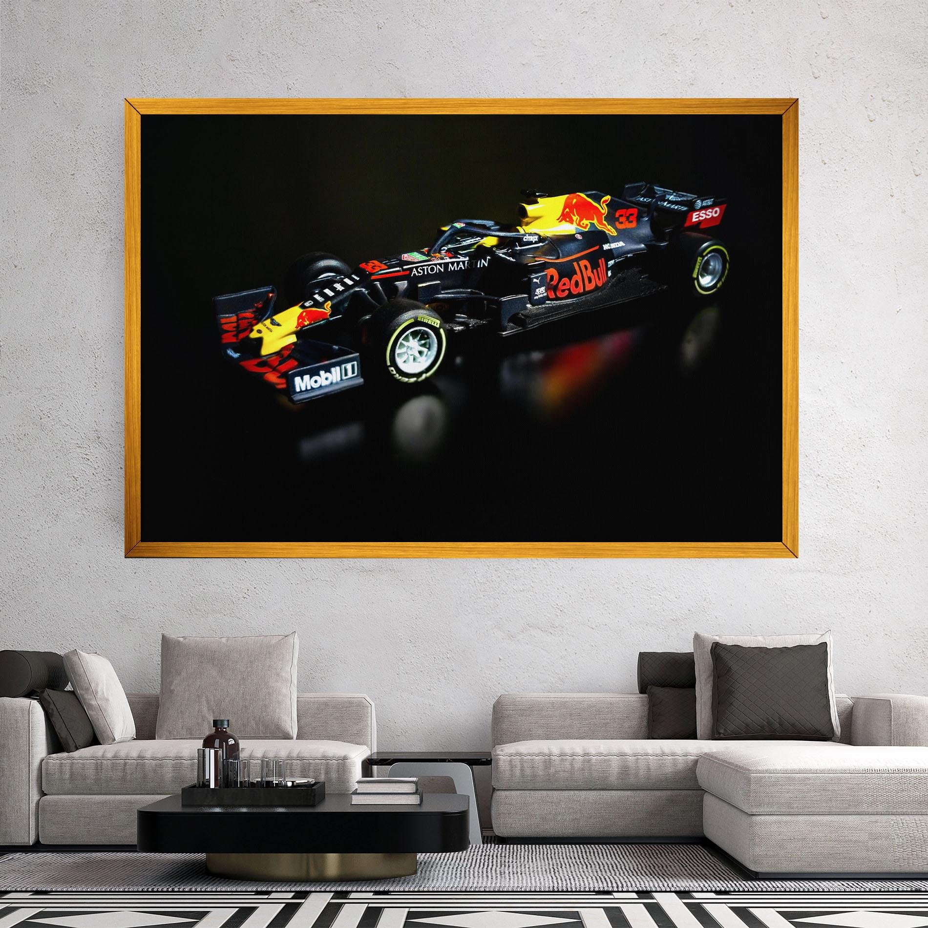 Tablou Canvas Black Yellow F1 mockup 2