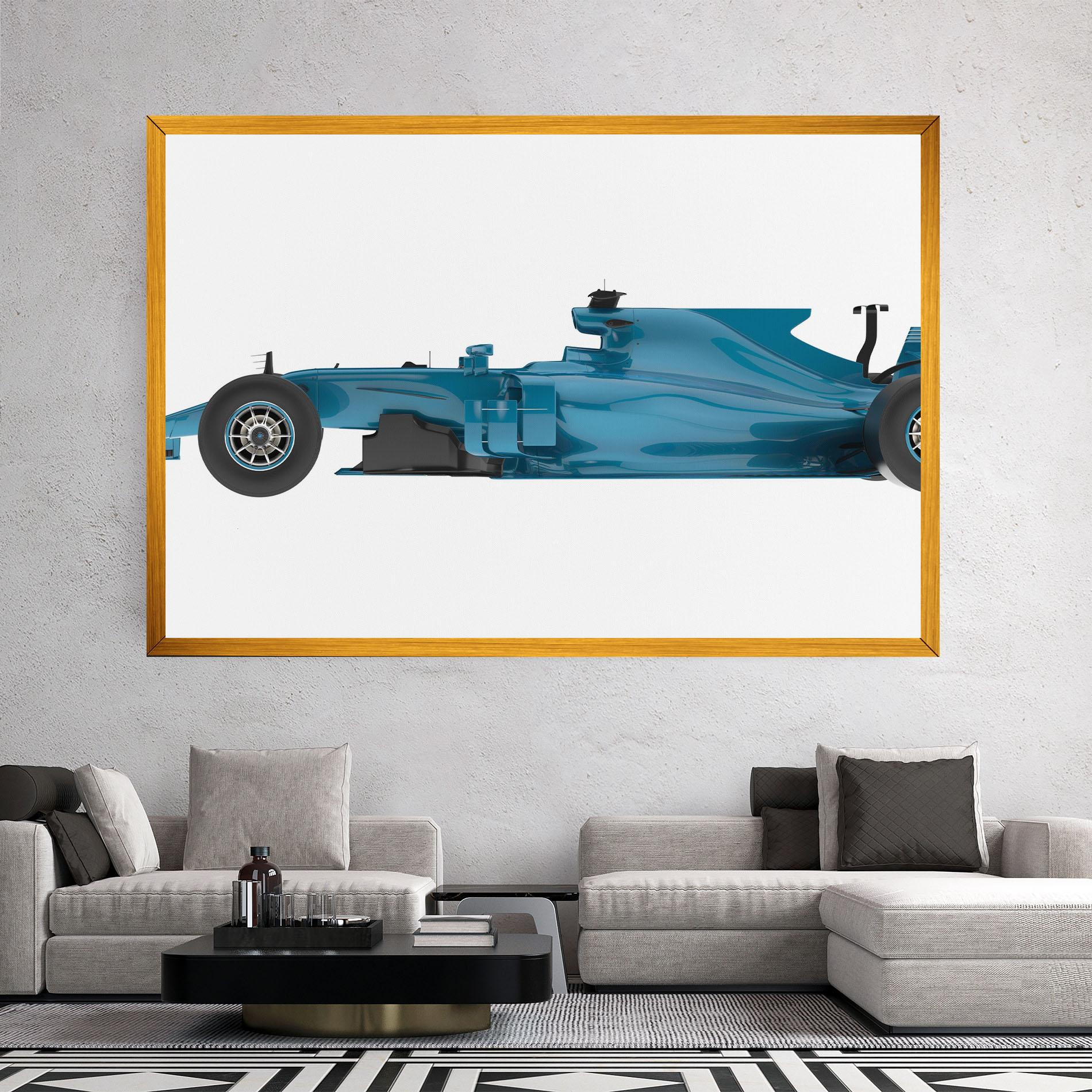 Tablou Canvas Blue F1 Toy mockup 2