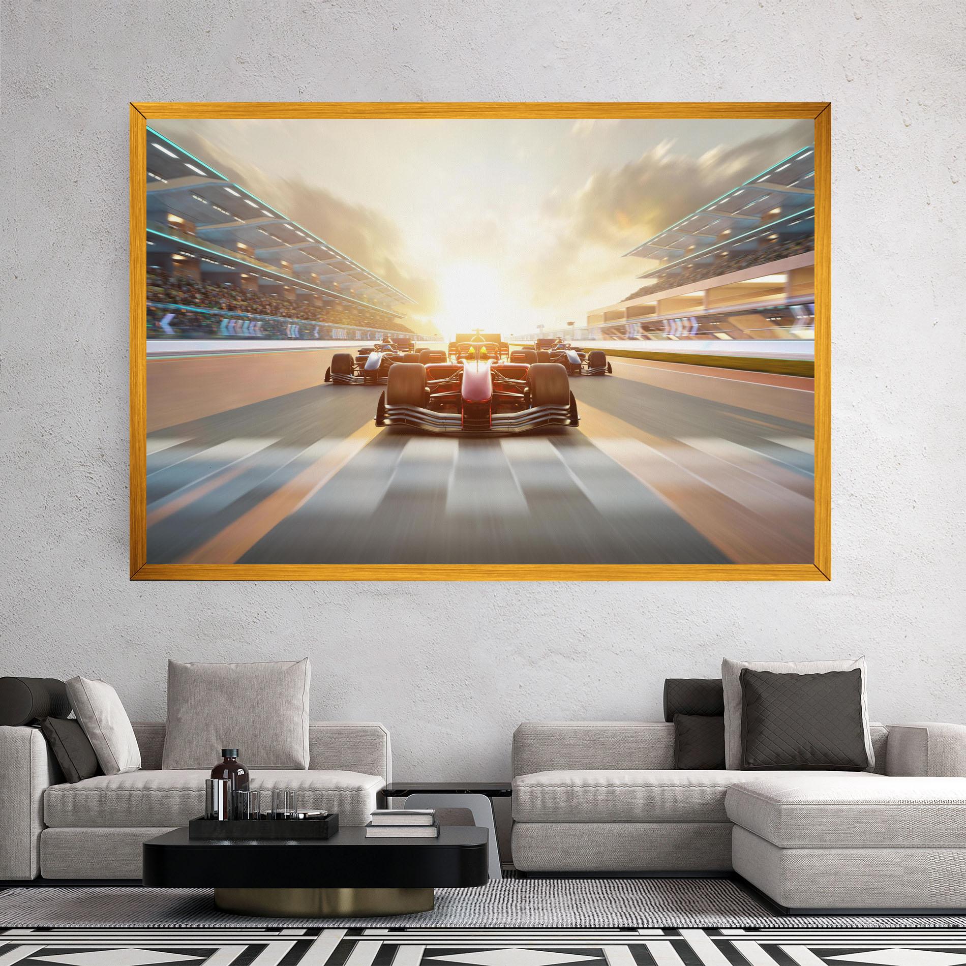 Tablou Canvas F1 Winning mockup 2