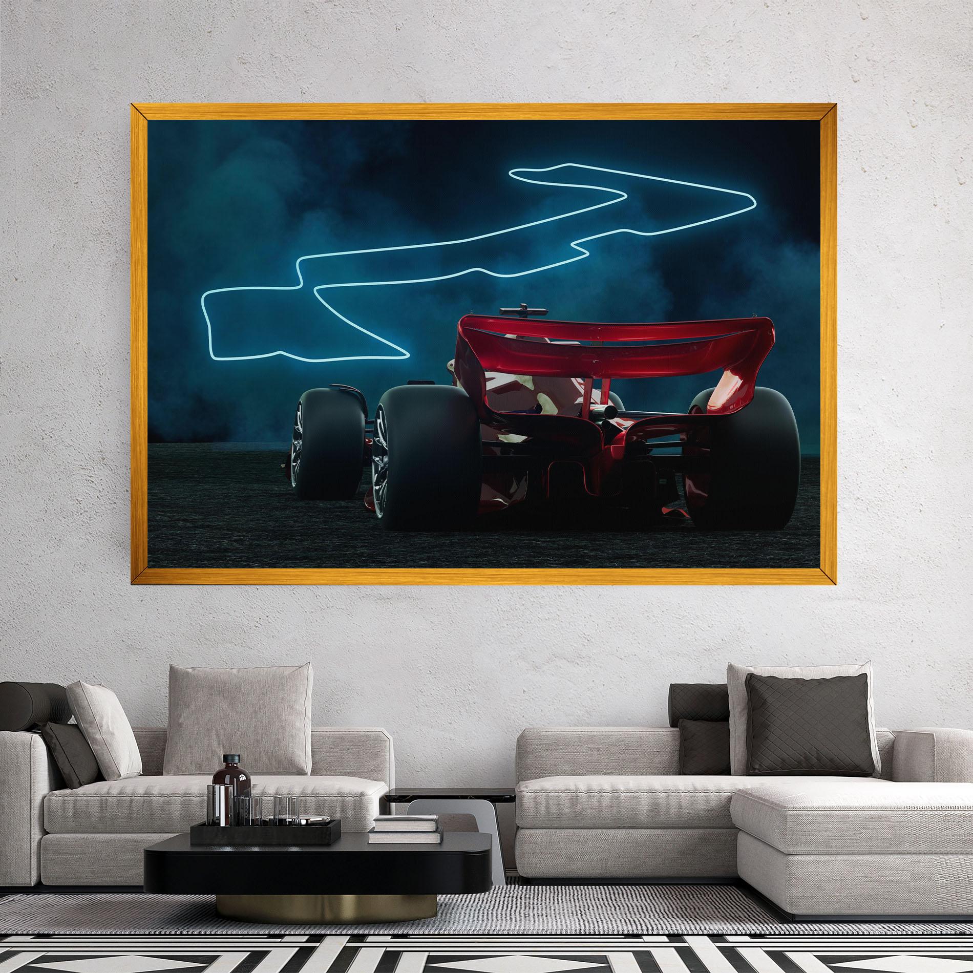 Tablou Canvas Race Car F1 mockup 2