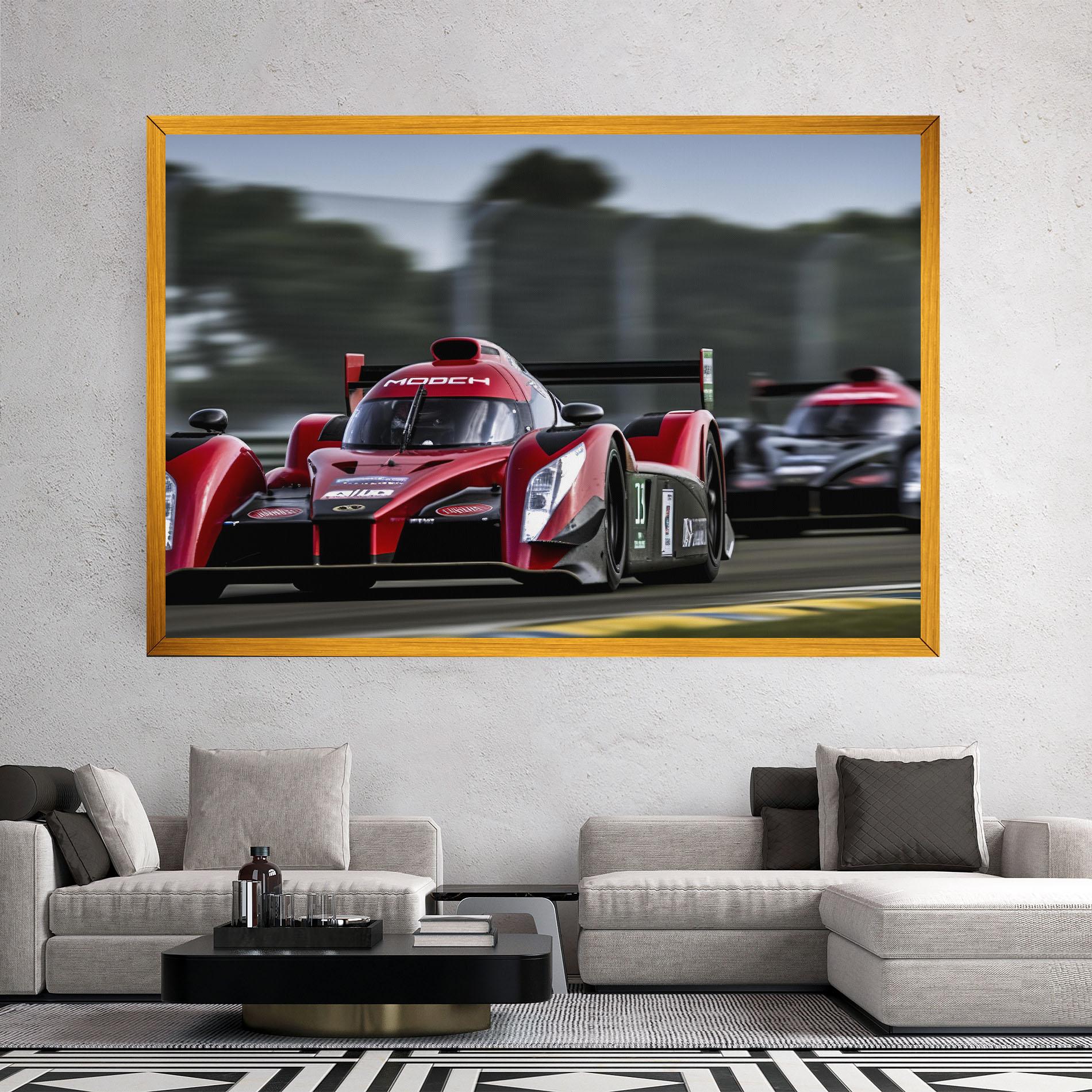 Tablou Canvas Red Racing Cars mockup 2