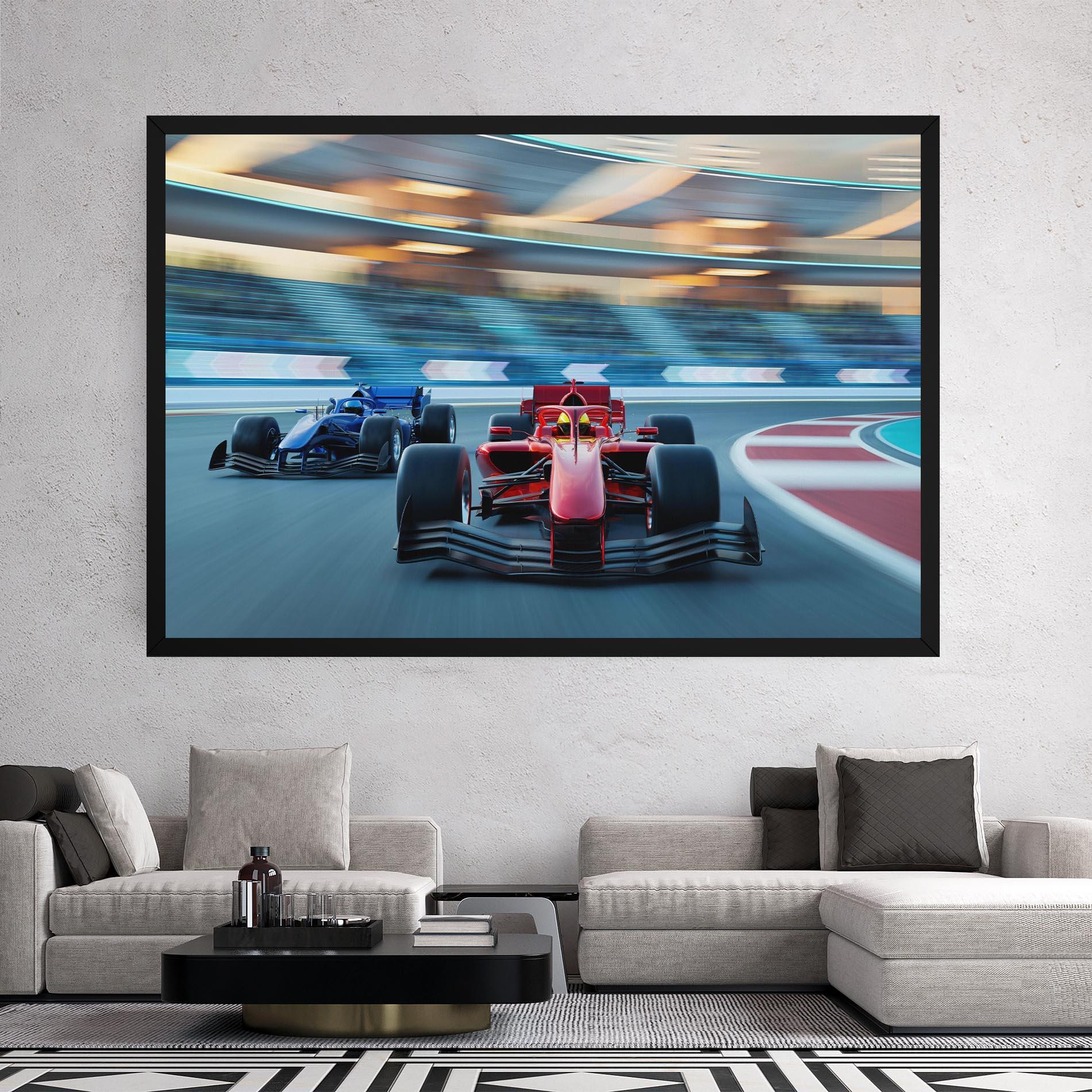 Tablou Canvas F1 Racing mockup 2