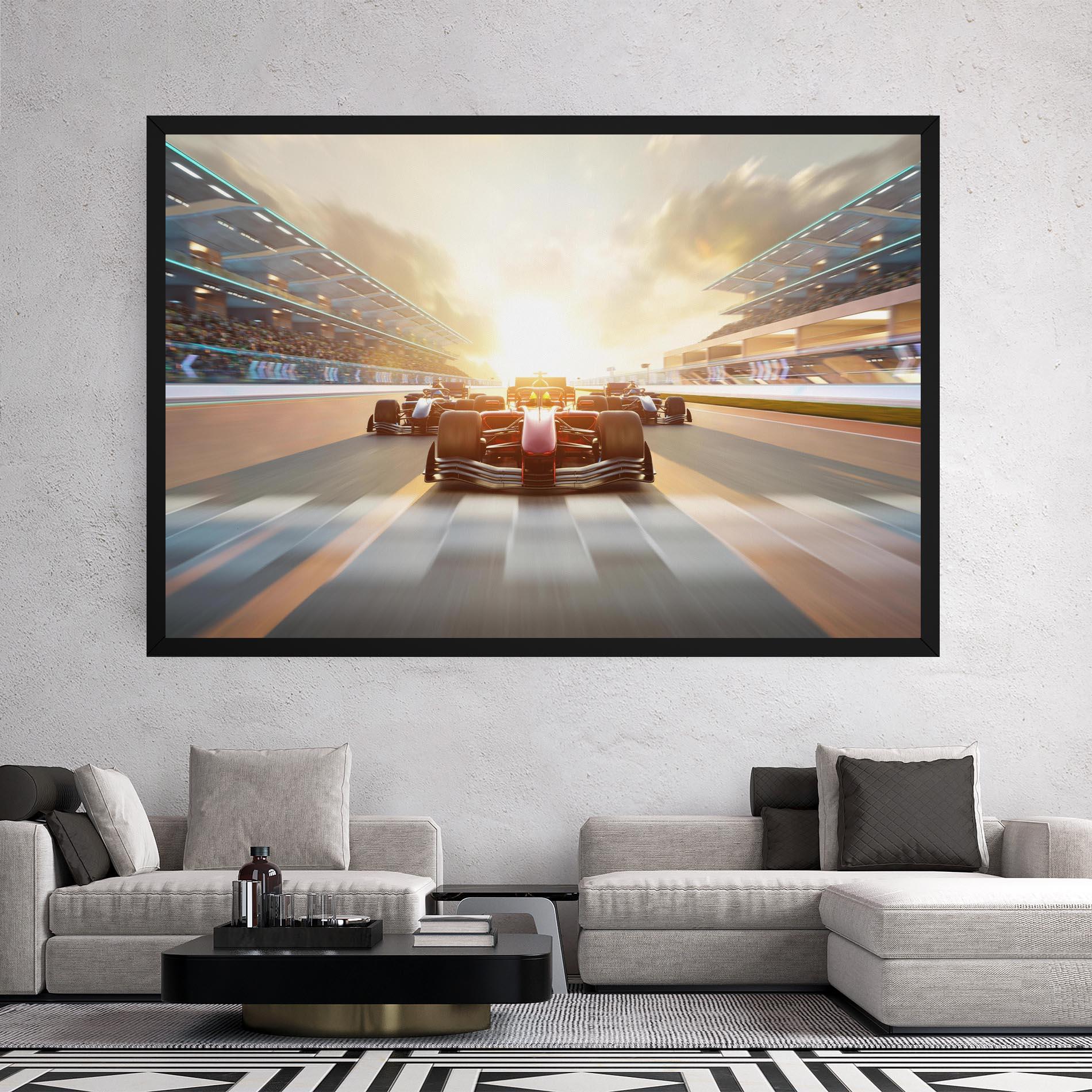 Tablou Canvas F1 Winning mockup 2