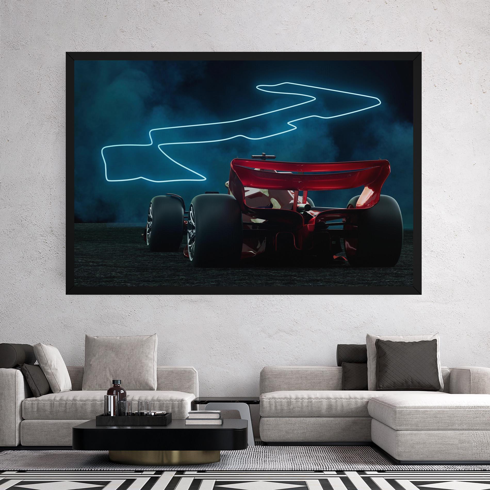 Tablou Canvas Race Car F1 mockup 2