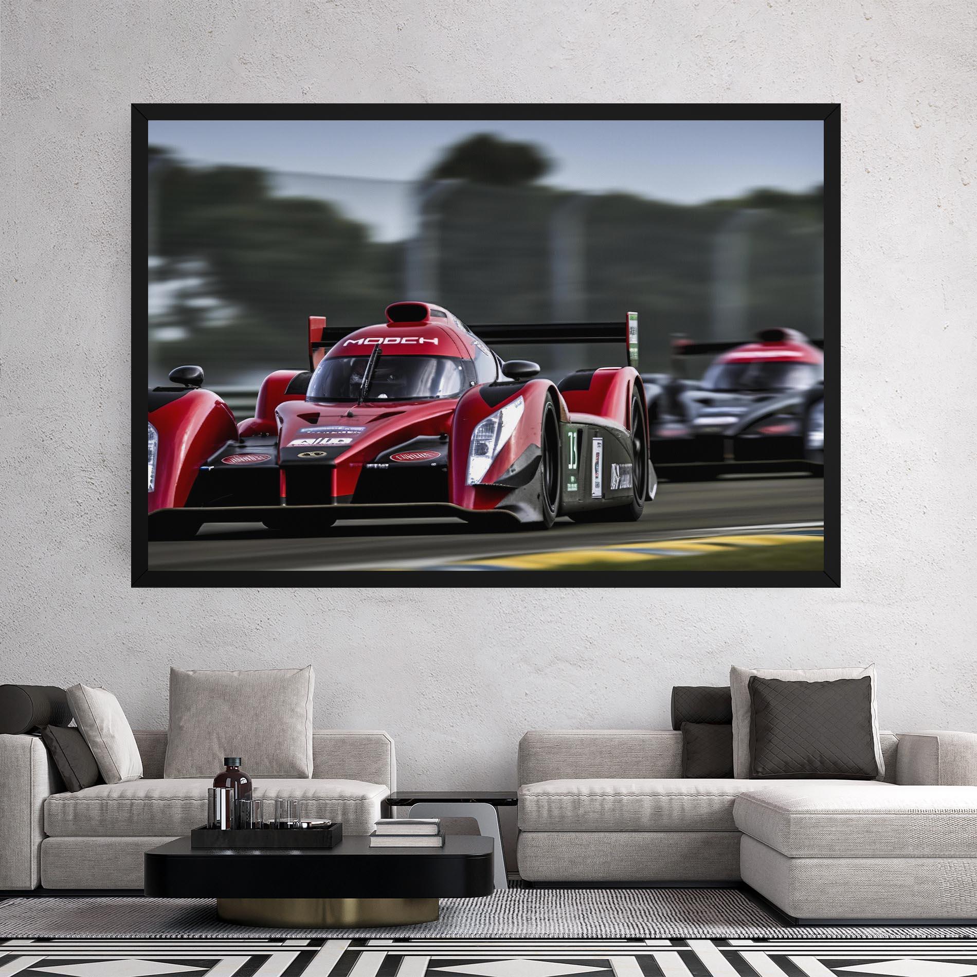 Tablou Canvas Red Racing Cars mockup 2