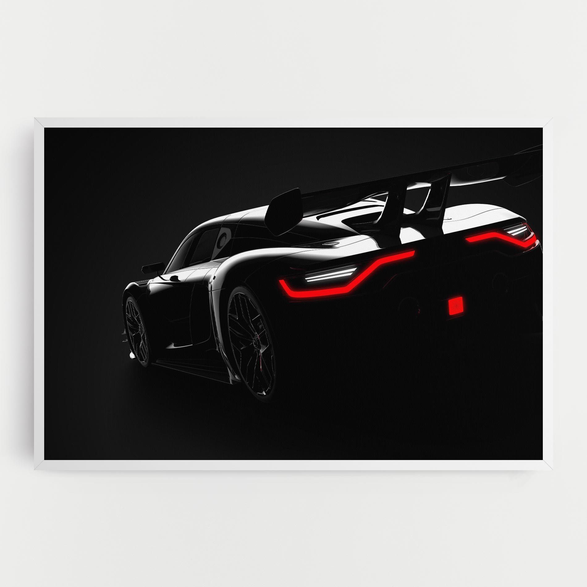 Black Hypercar Car mockup 0