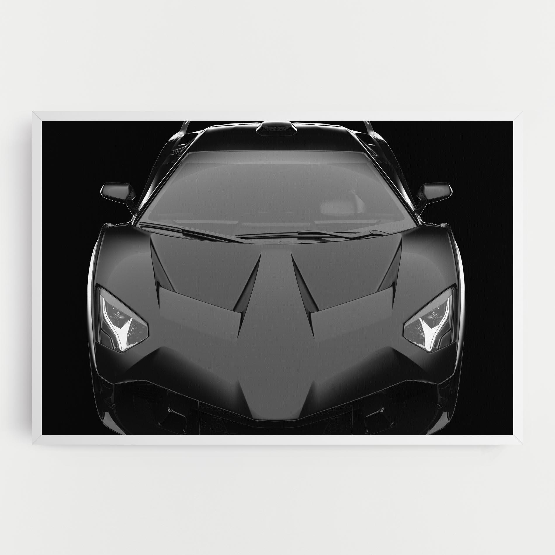 Tablou Canvas Black Matte Lambo mockup 0