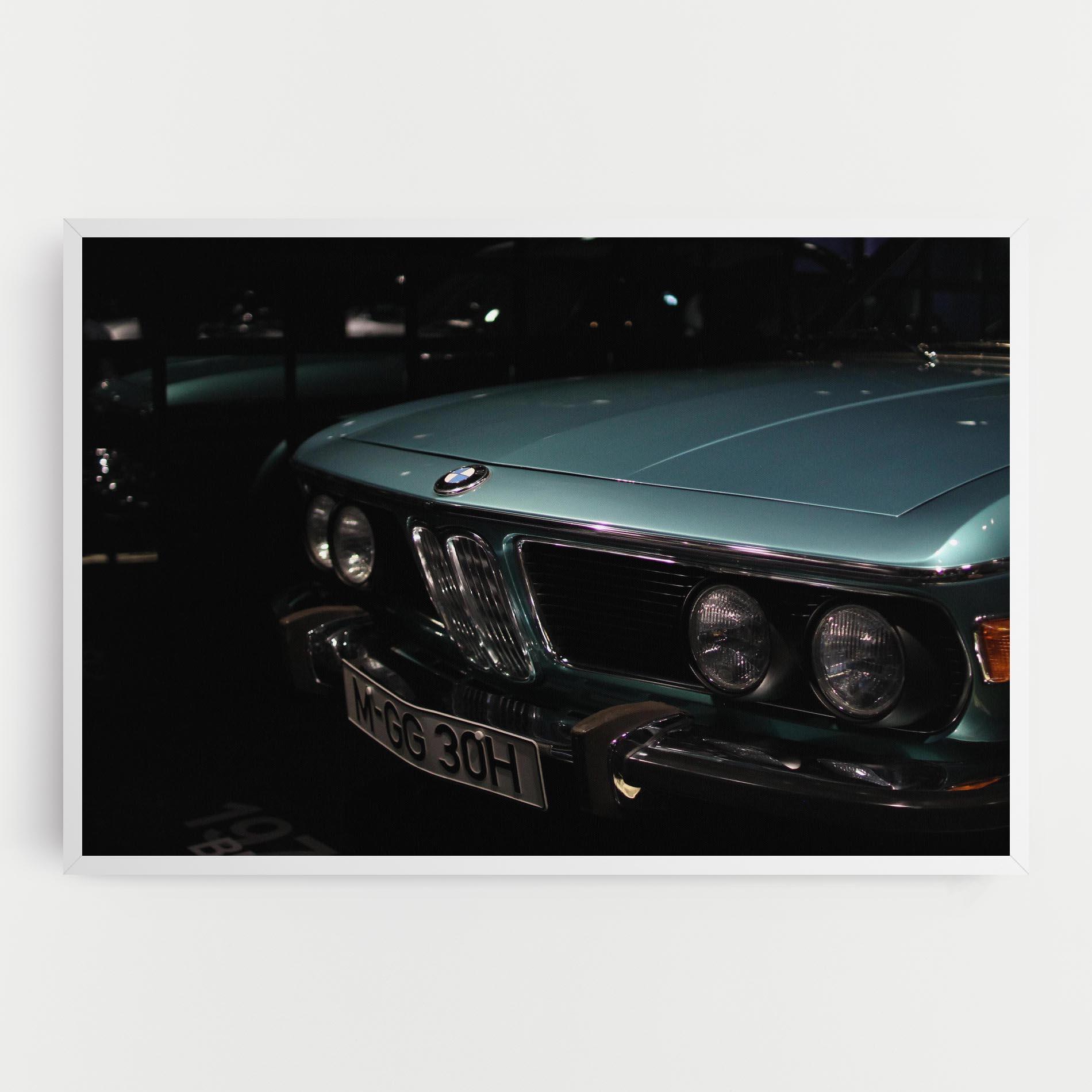 Tablou Canvas Old Bmw Headlight mockup 0