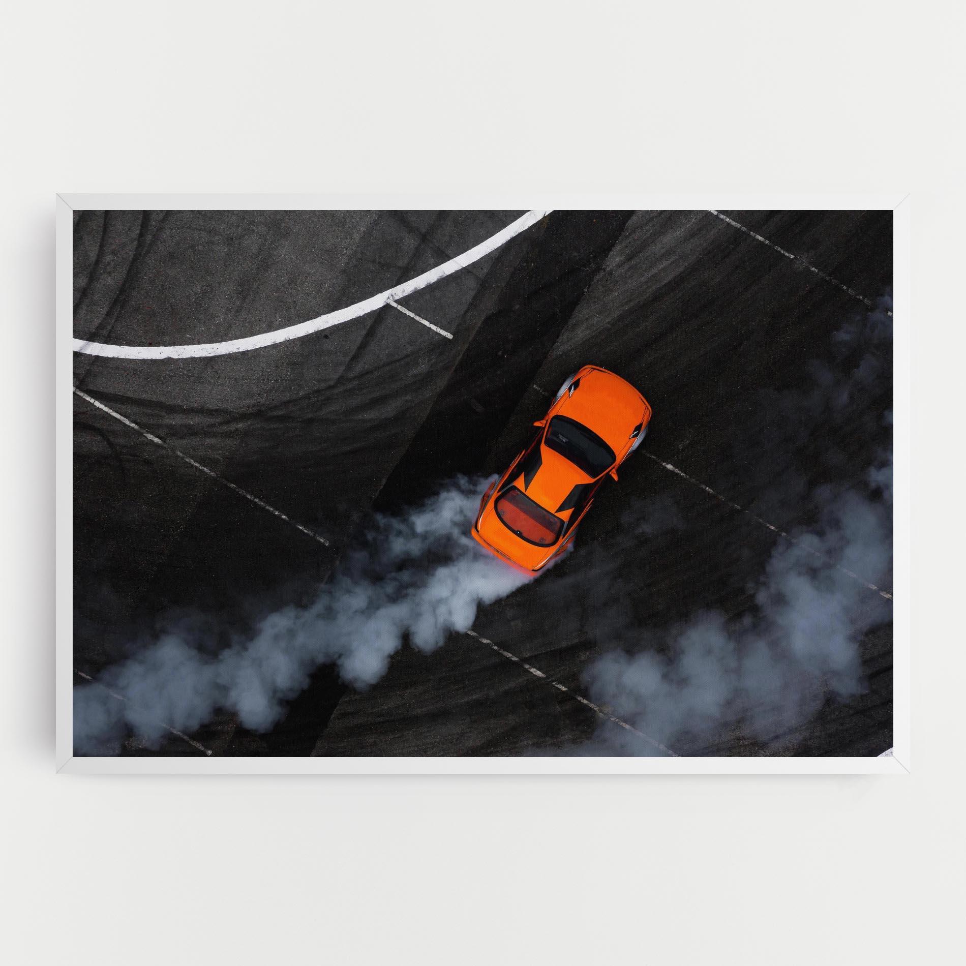 Tablou Canvas Orange Proche Drifting mockup 0