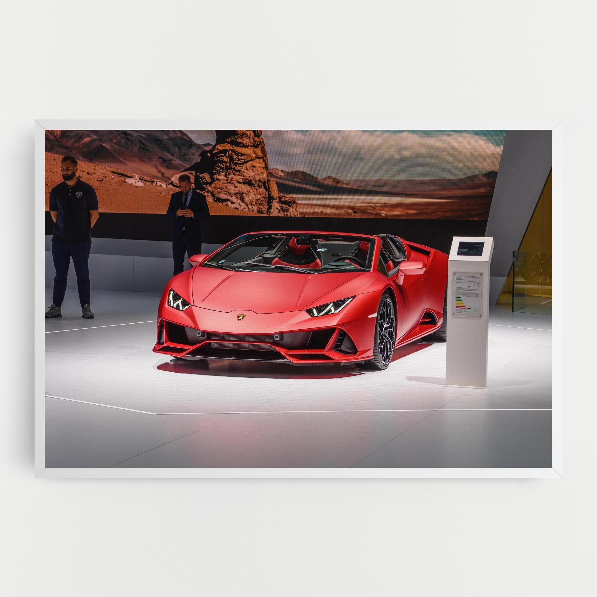 Tablou Canvas Red Lambo Front mockup 0