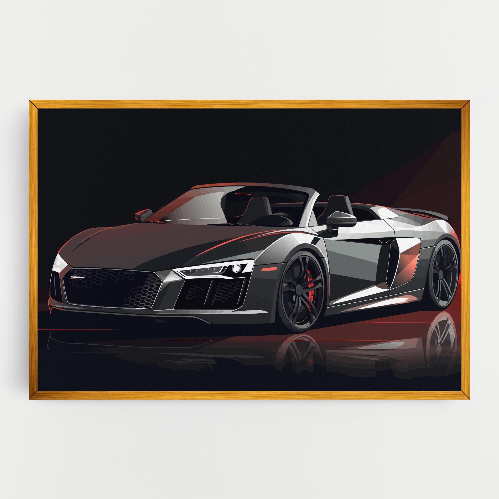 Tablou Canvas Cool Grey Car mockup 0