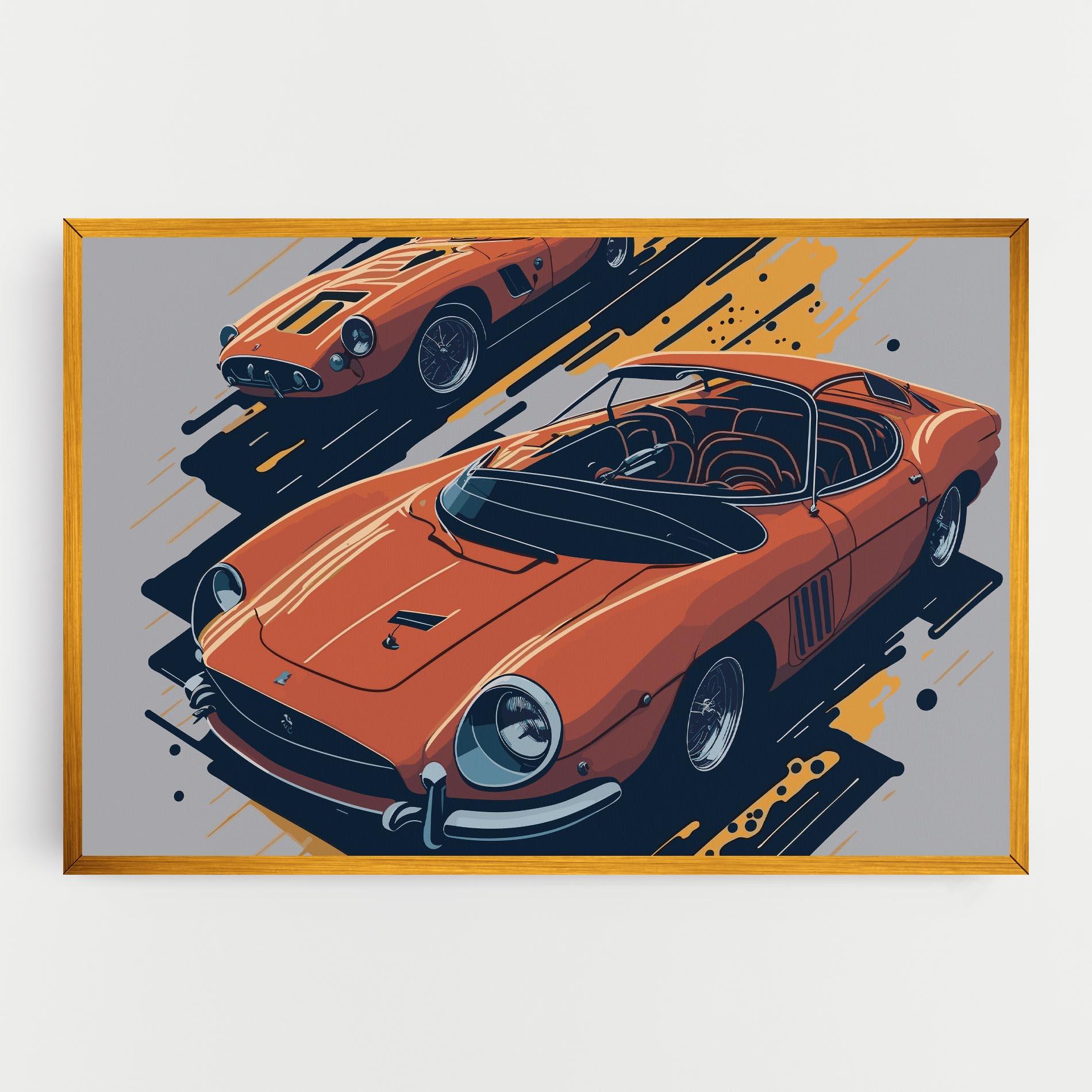 Tablou Canvas Ferrari 250 Gto mockup 0