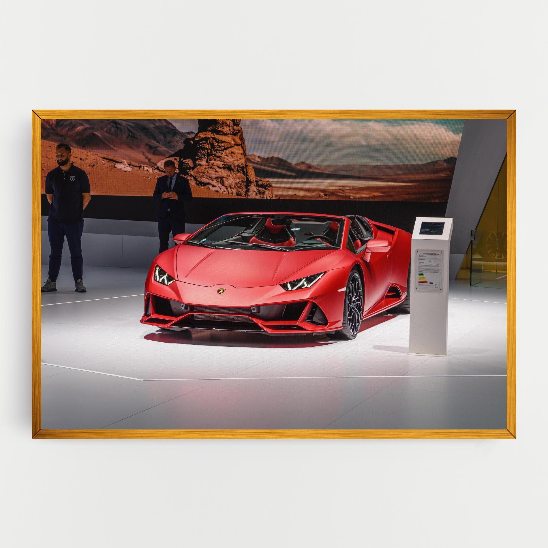 Tablou Canvas Red Lambo Front mockup 0