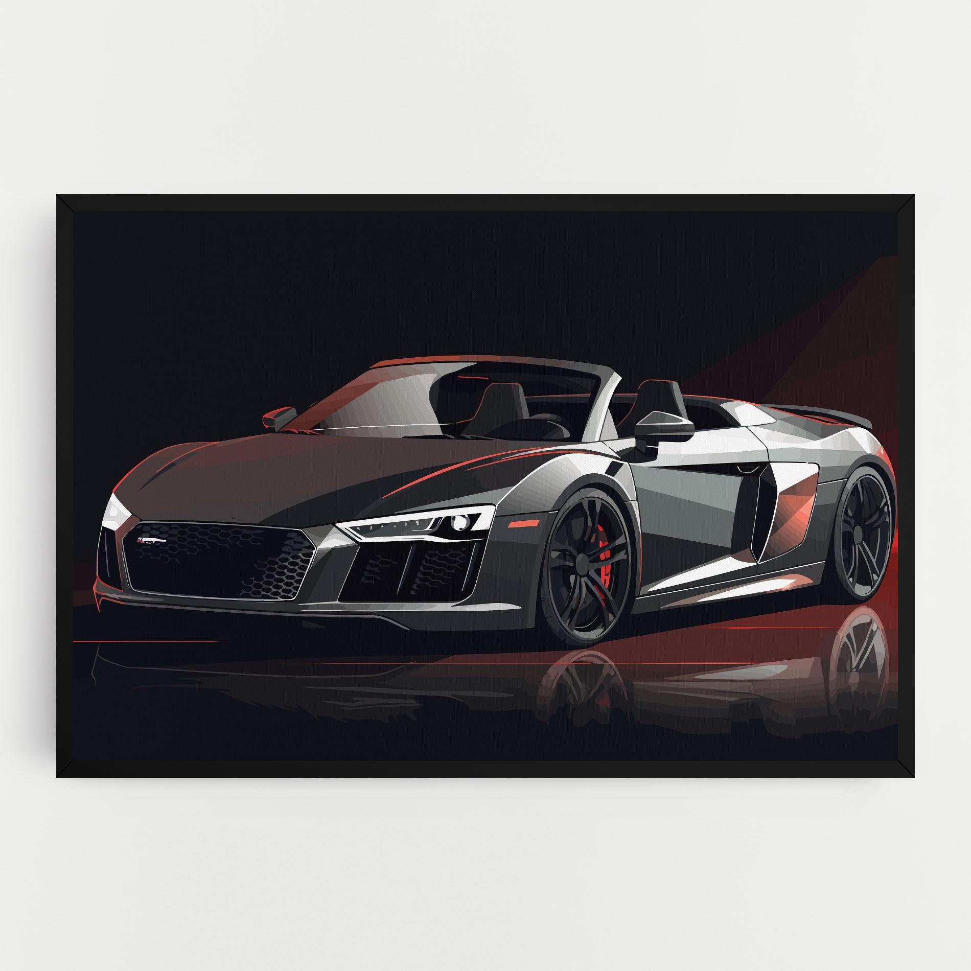 Tablou Canvas Cool Grey Car mockup 0