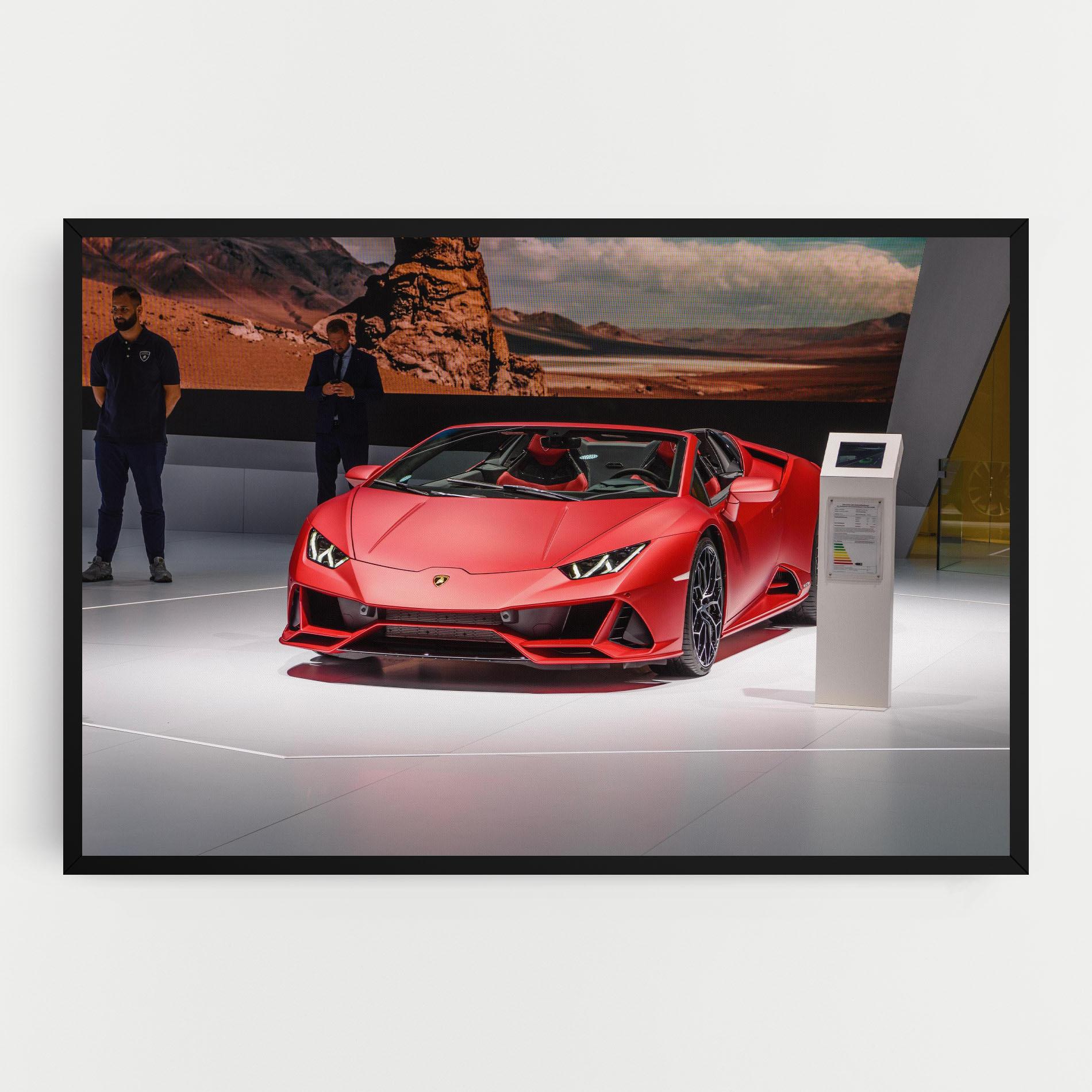 Tablou Canvas Red Lambo Front mockup 0
