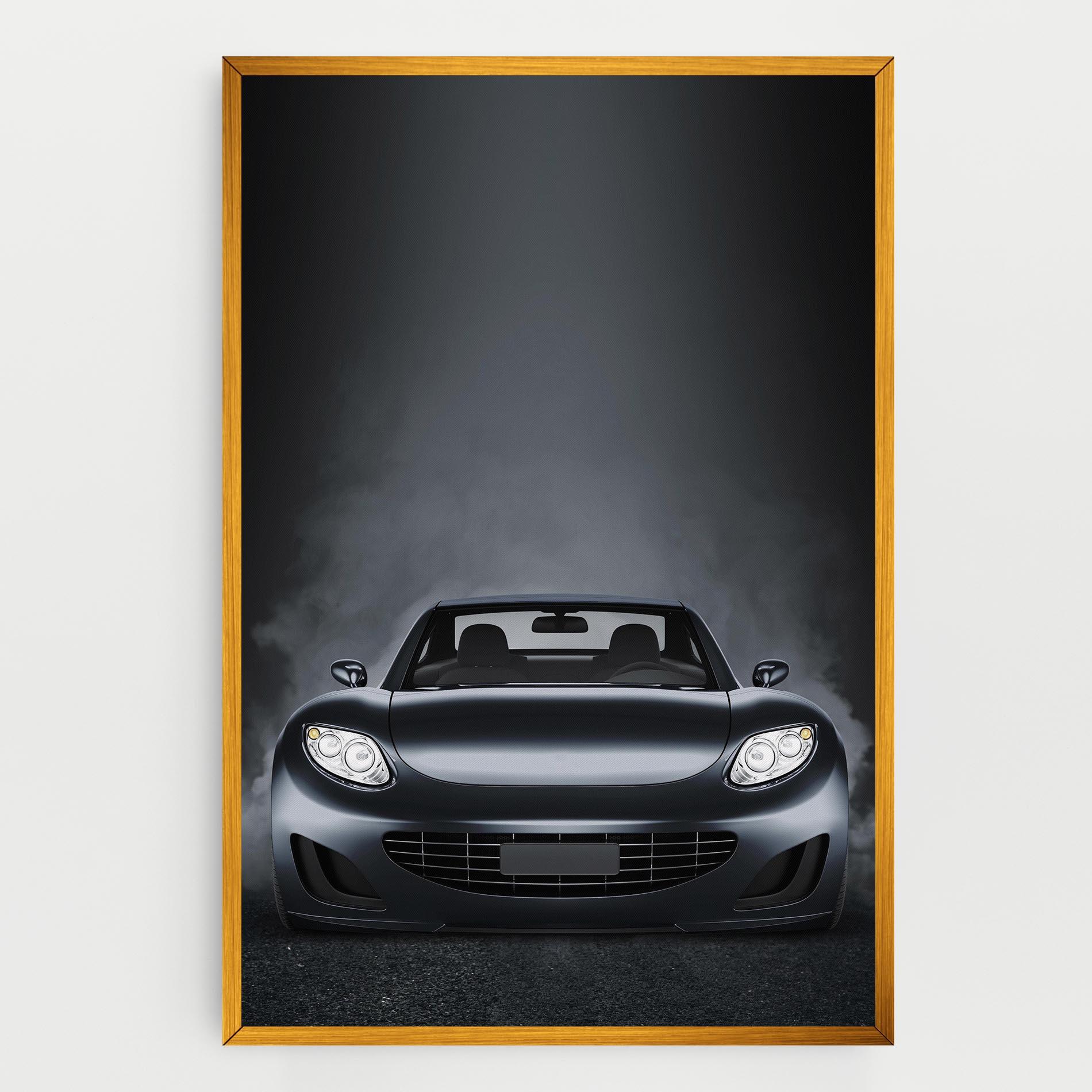 Tablou Canvas Black Front Car mockup 0