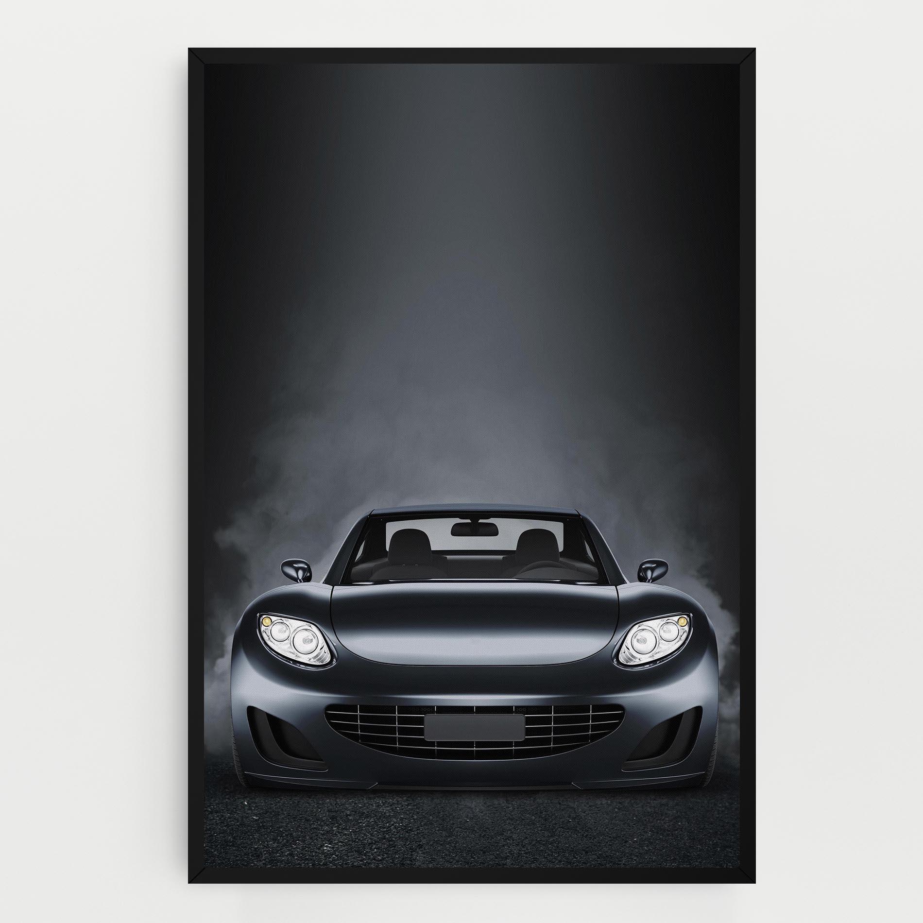 Tablou Canvas Black Front Car mockup 0