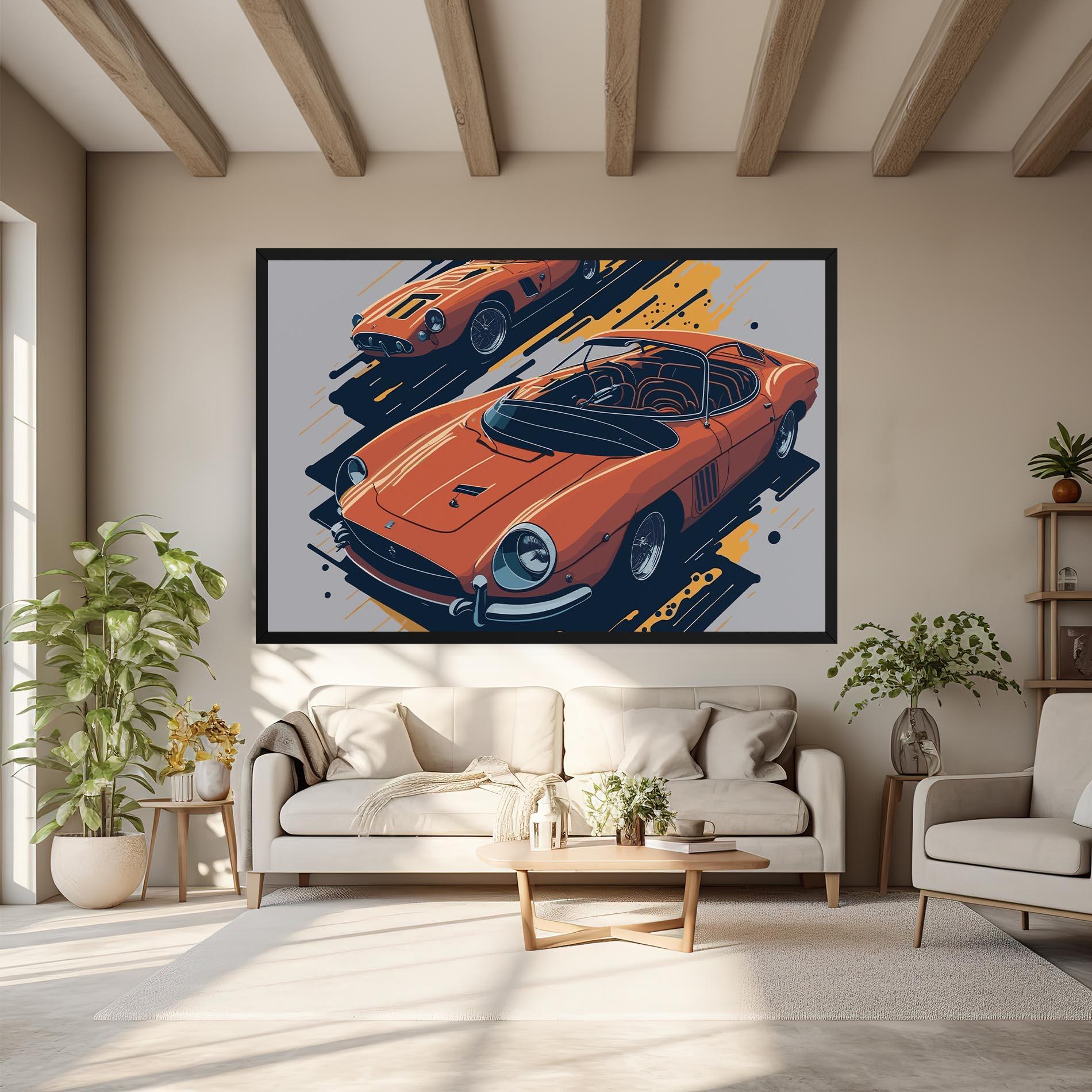 Tablou Canvas Ferrari 250 Gto mockup 6