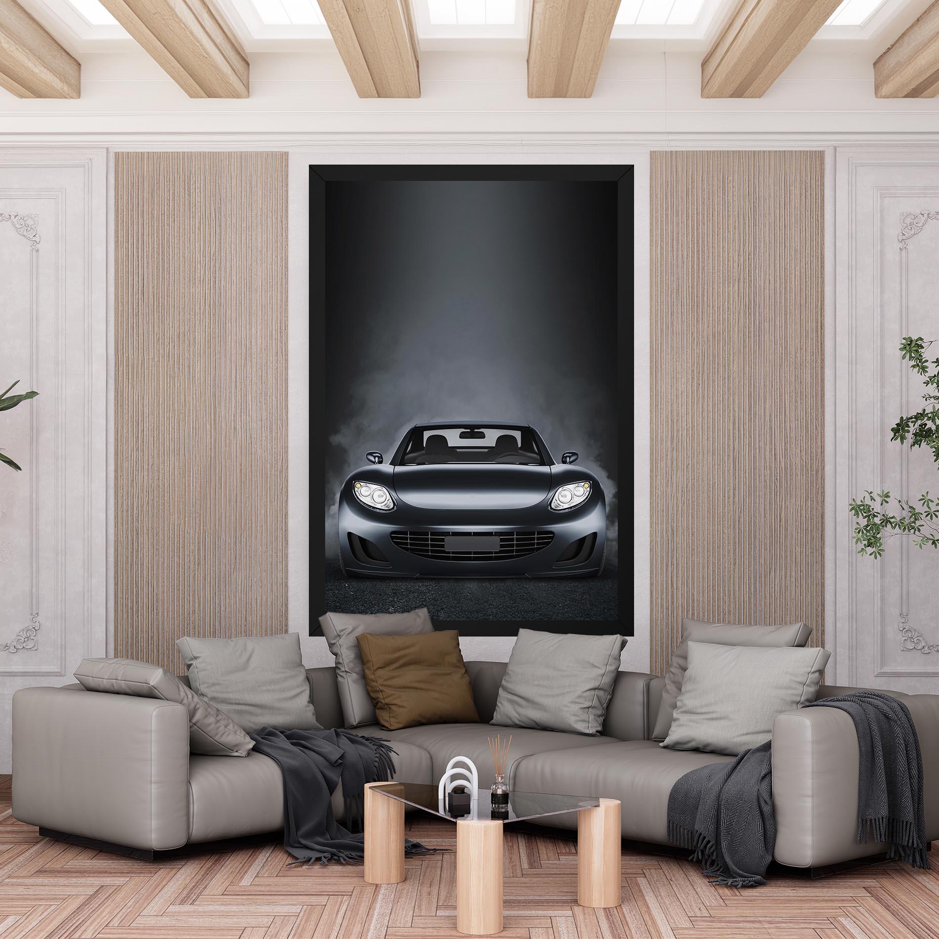 Tablou Canvas Black Front Car mockup 6