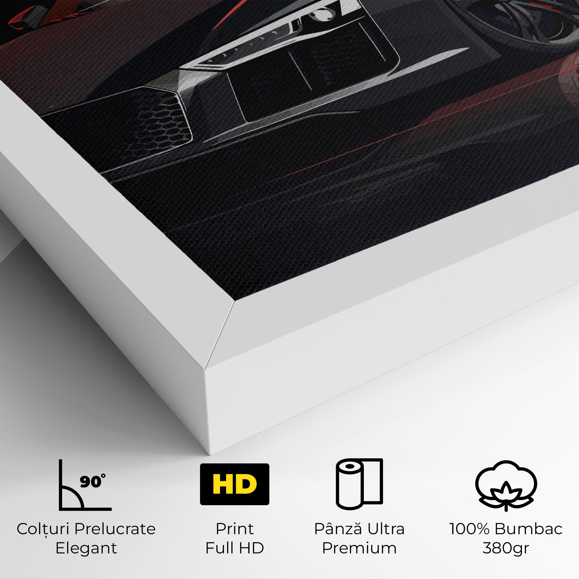 Tablou Canvas Cool Grey Car mockup 4