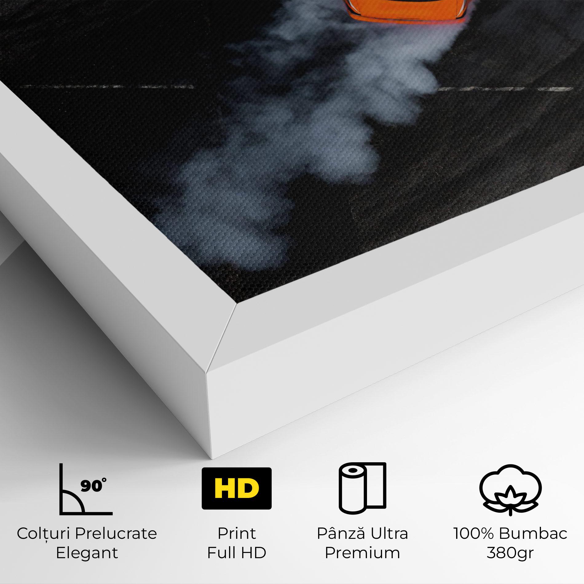 Tablou Canvas Orange Proche Drifting mockup 4