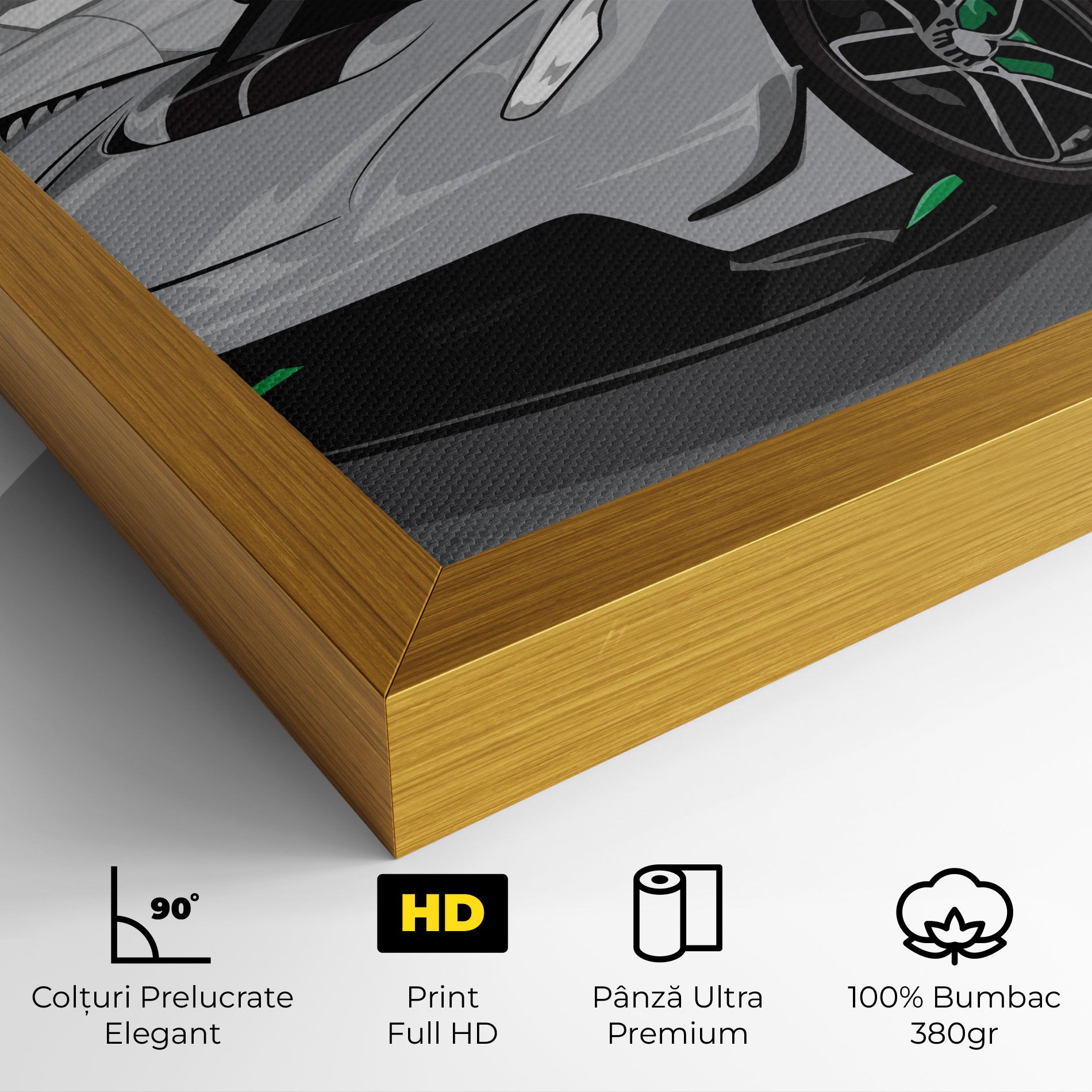 Grey Sport Car mockup 4