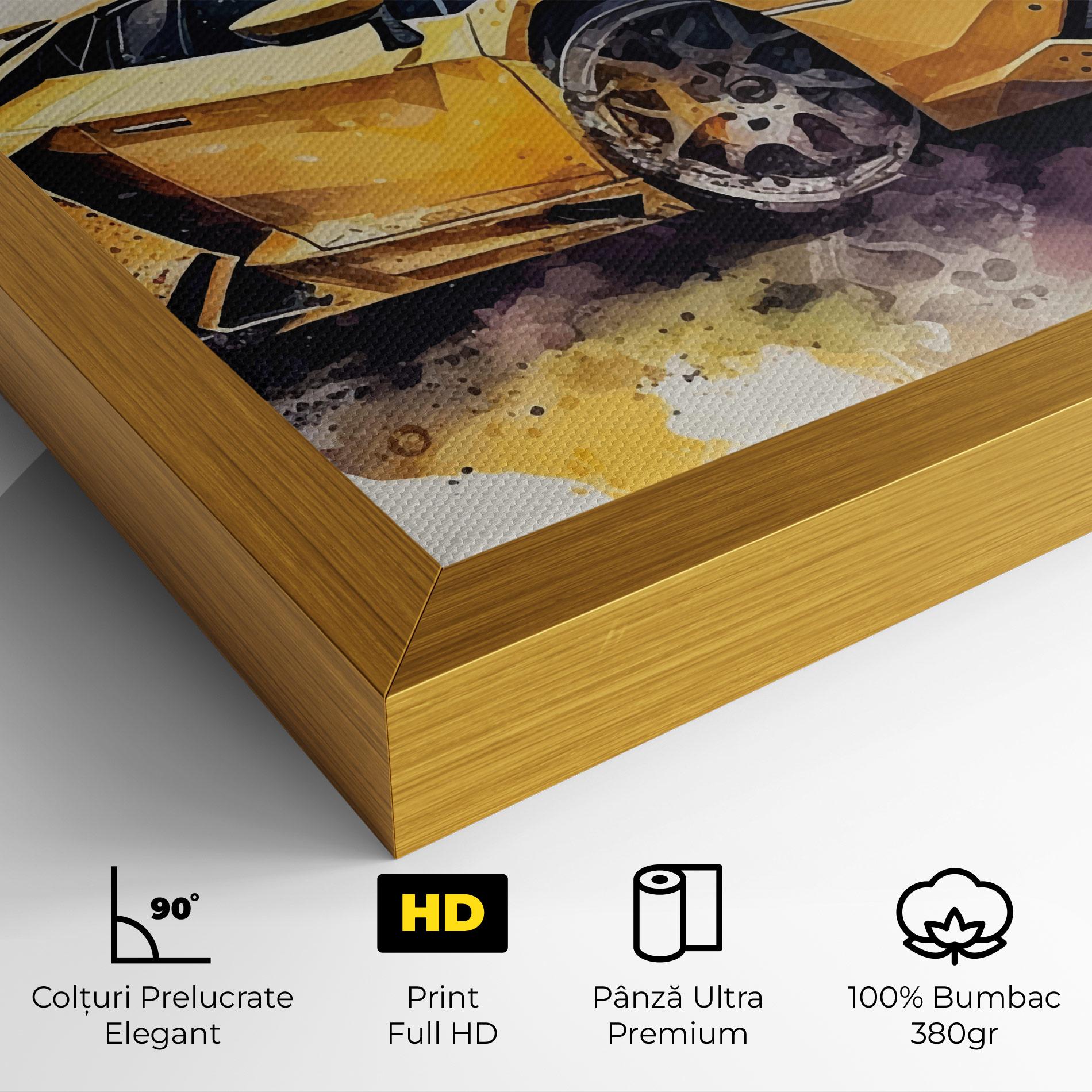 Tablou Canvas Watercolor Sport Car mockup 4