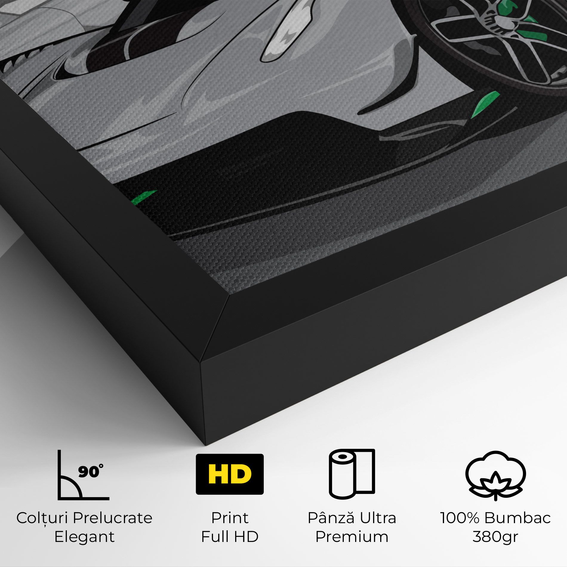 Grey Sport Car mockup 4