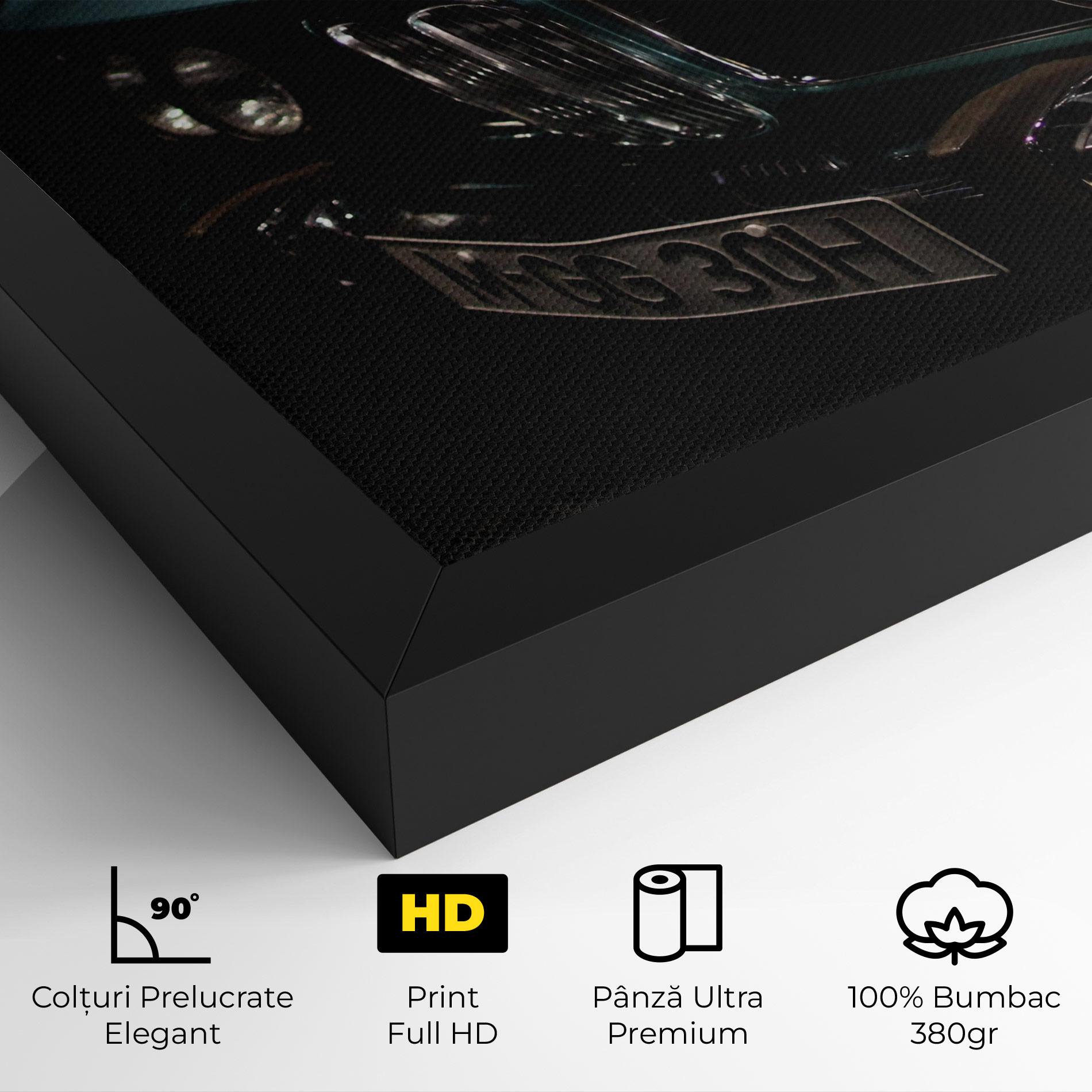 Tablou Canvas Old Bmw Headlight mockup 4