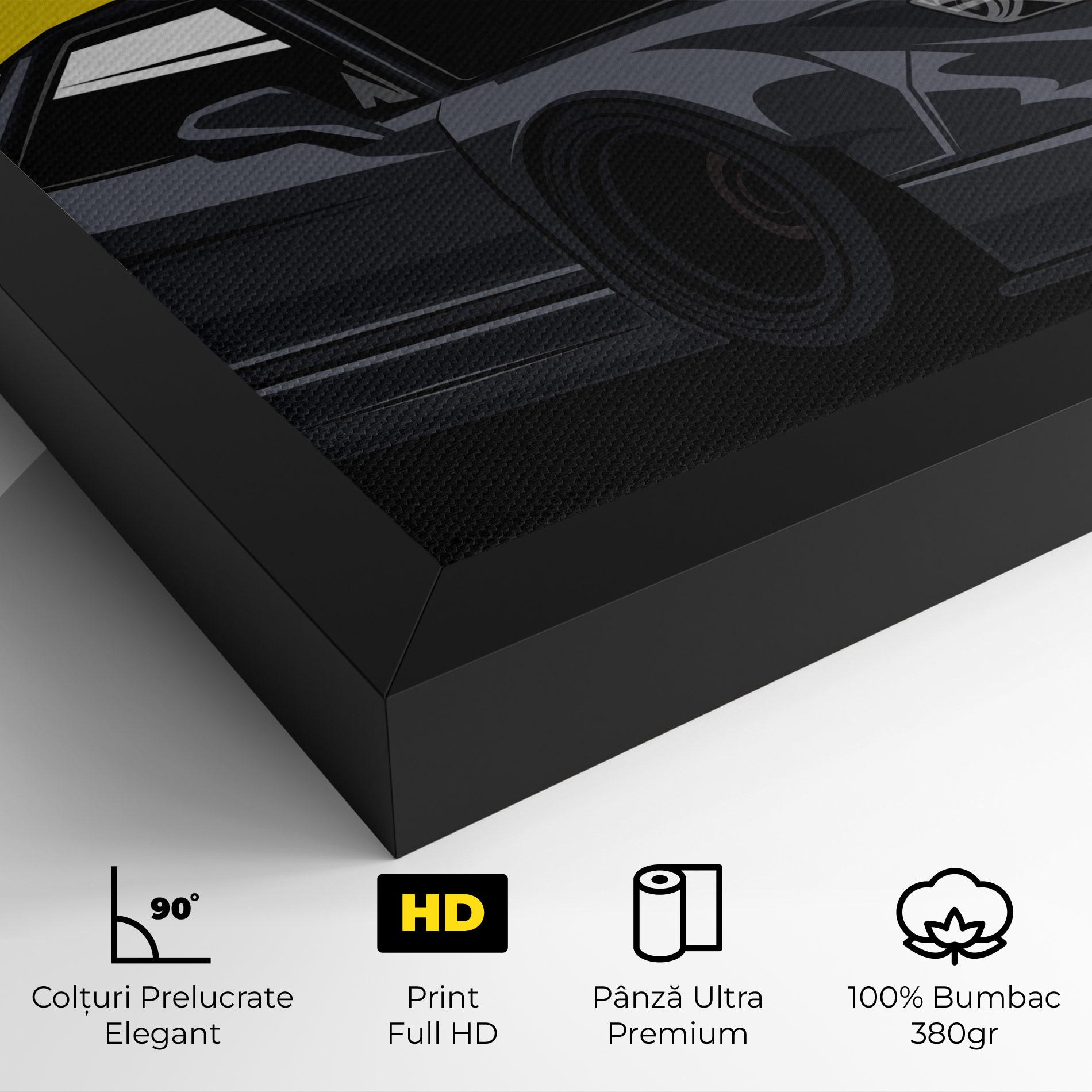 Tablou Canvas Yellow Sun Car mockup 4