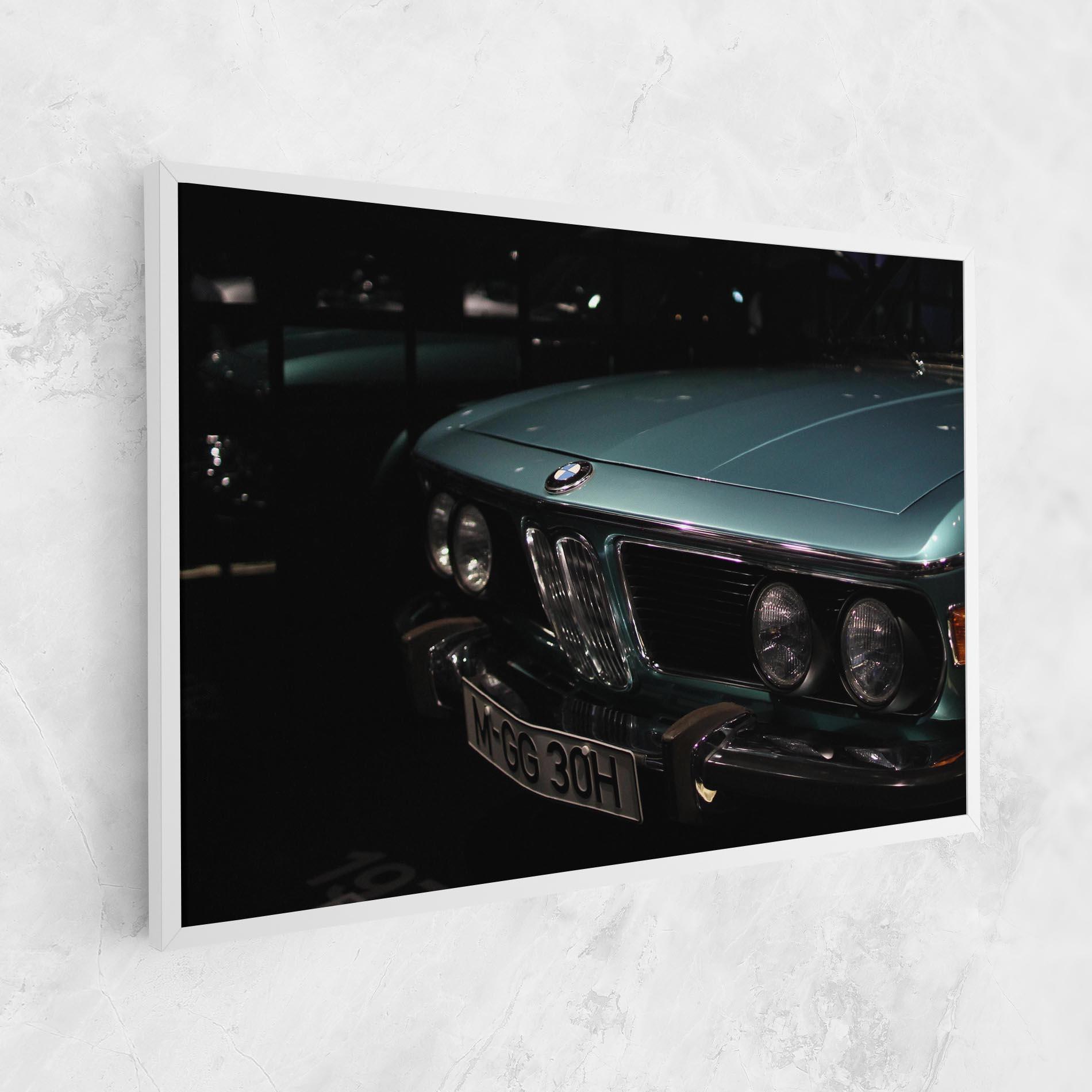 Tablou Canvas Old Bmw Headlight mockup 1