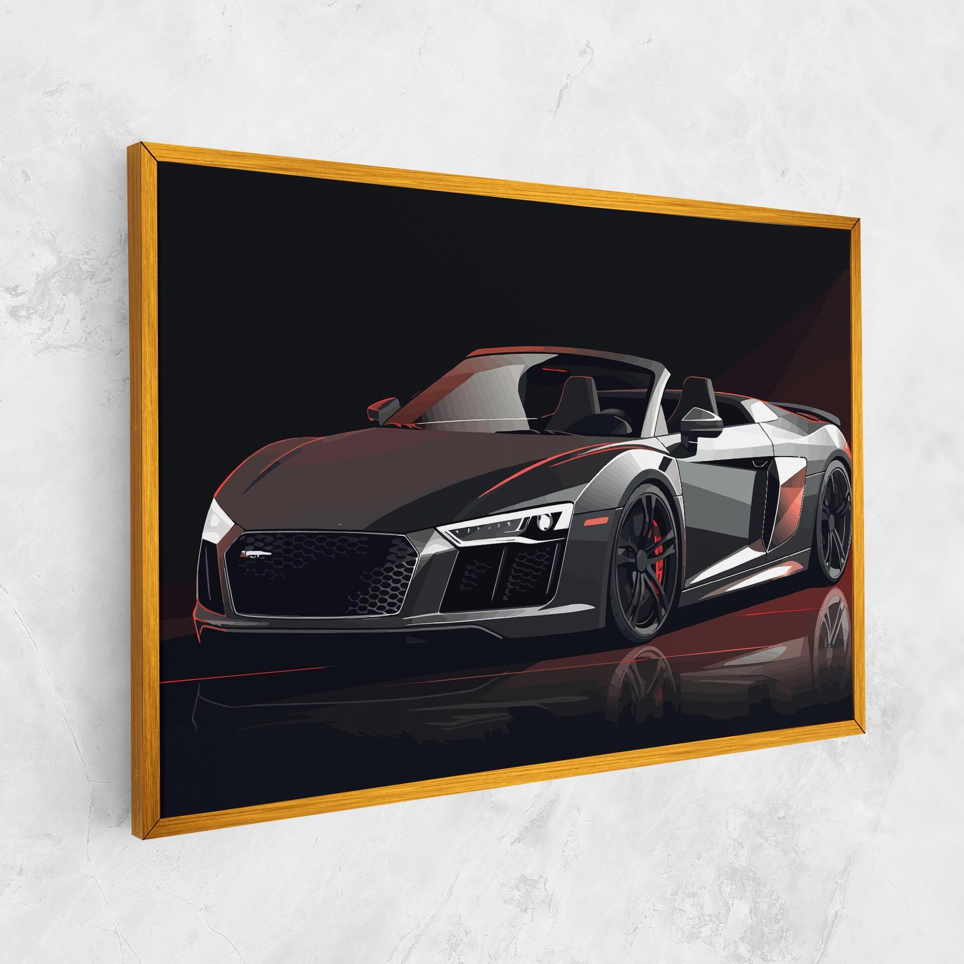 Cool Grey Car mockup 1