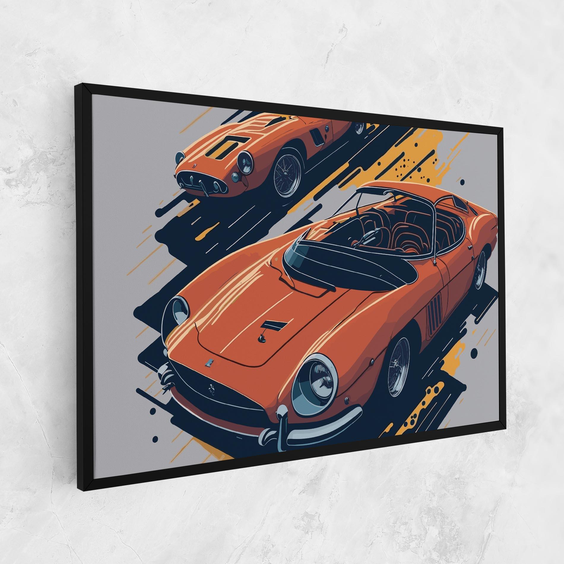 Tablou Canvas Ferrari 250 Gto mockup 1
