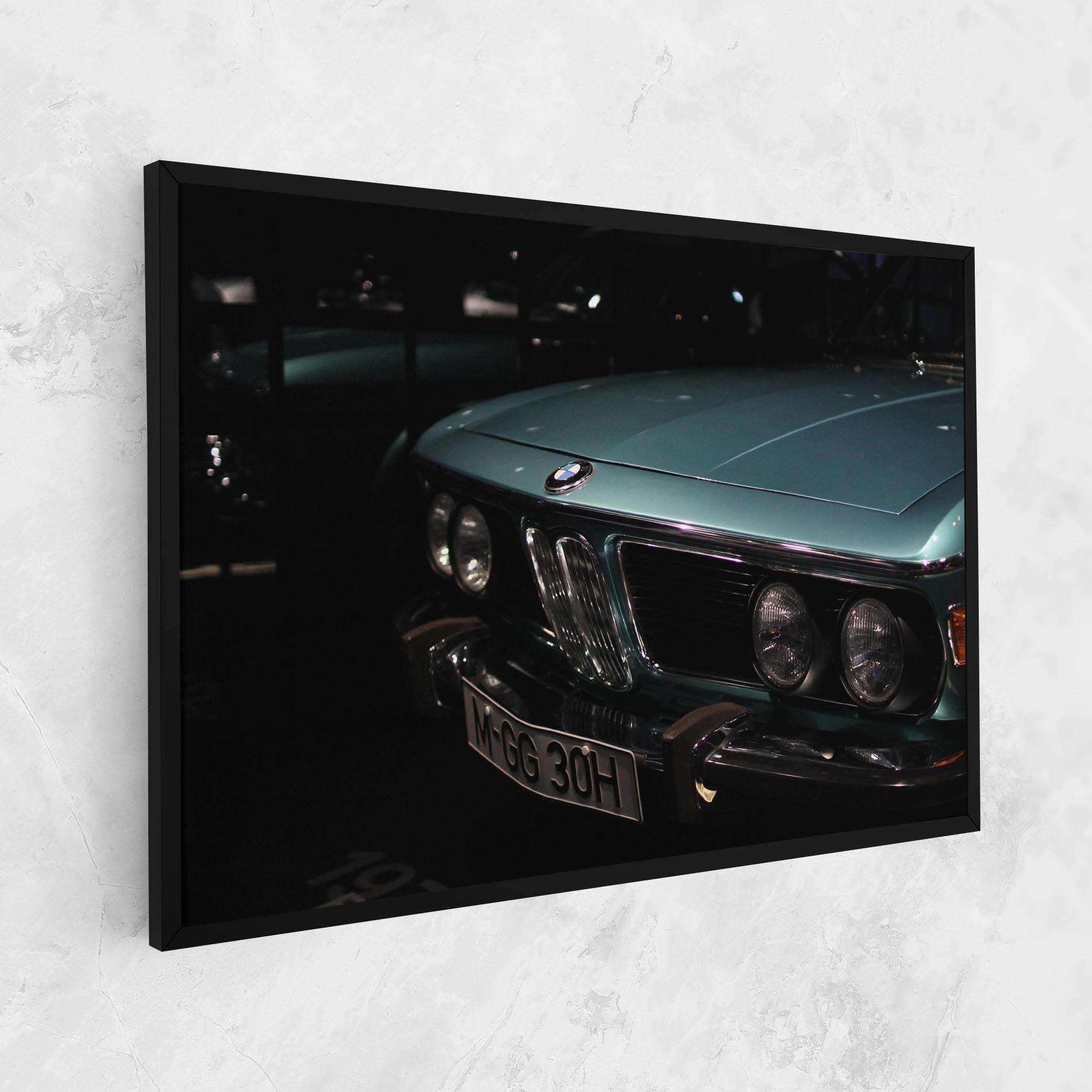 Tablou Canvas Old Bmw Headlight mockup 1