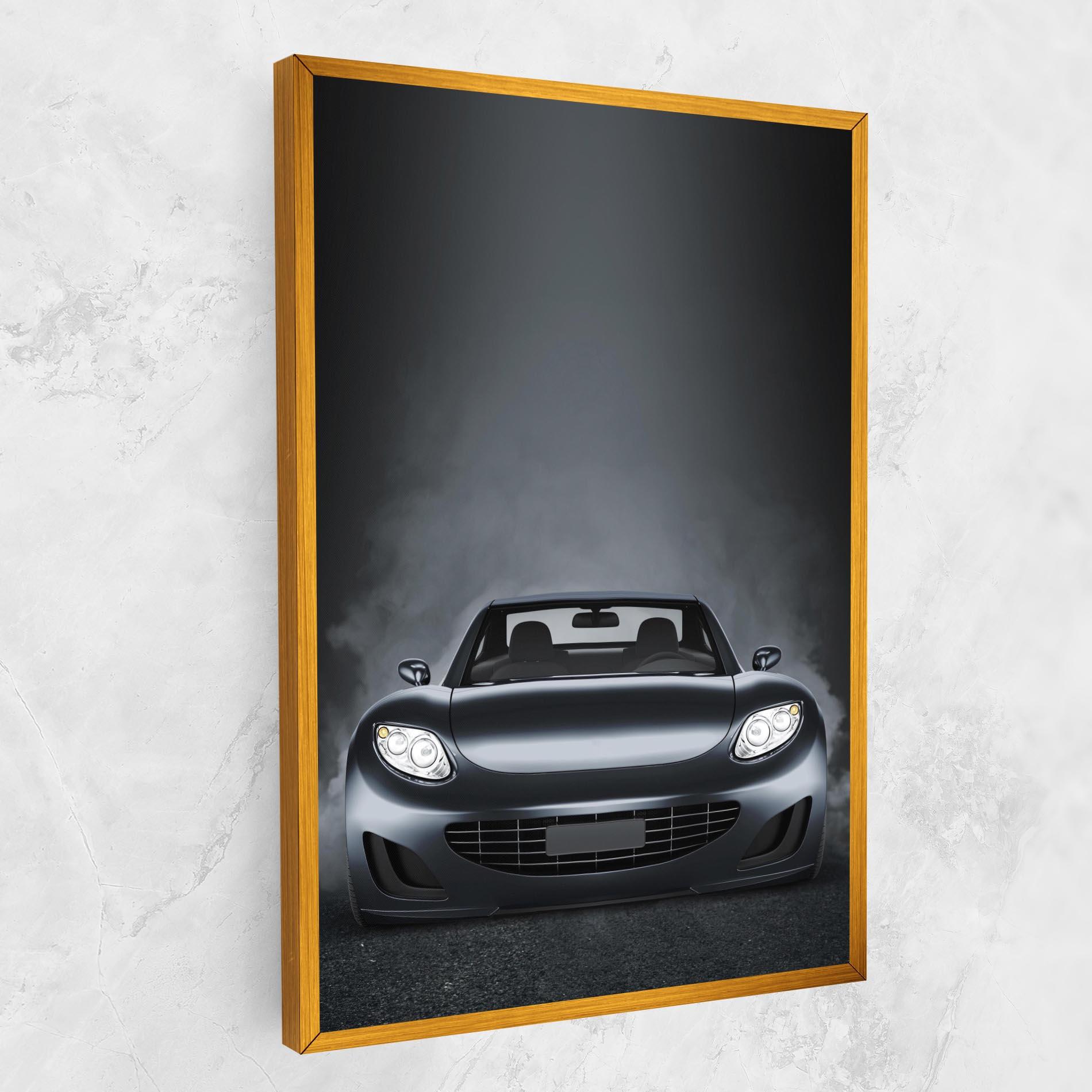 Tablou Canvas Black Front Car mockup 1