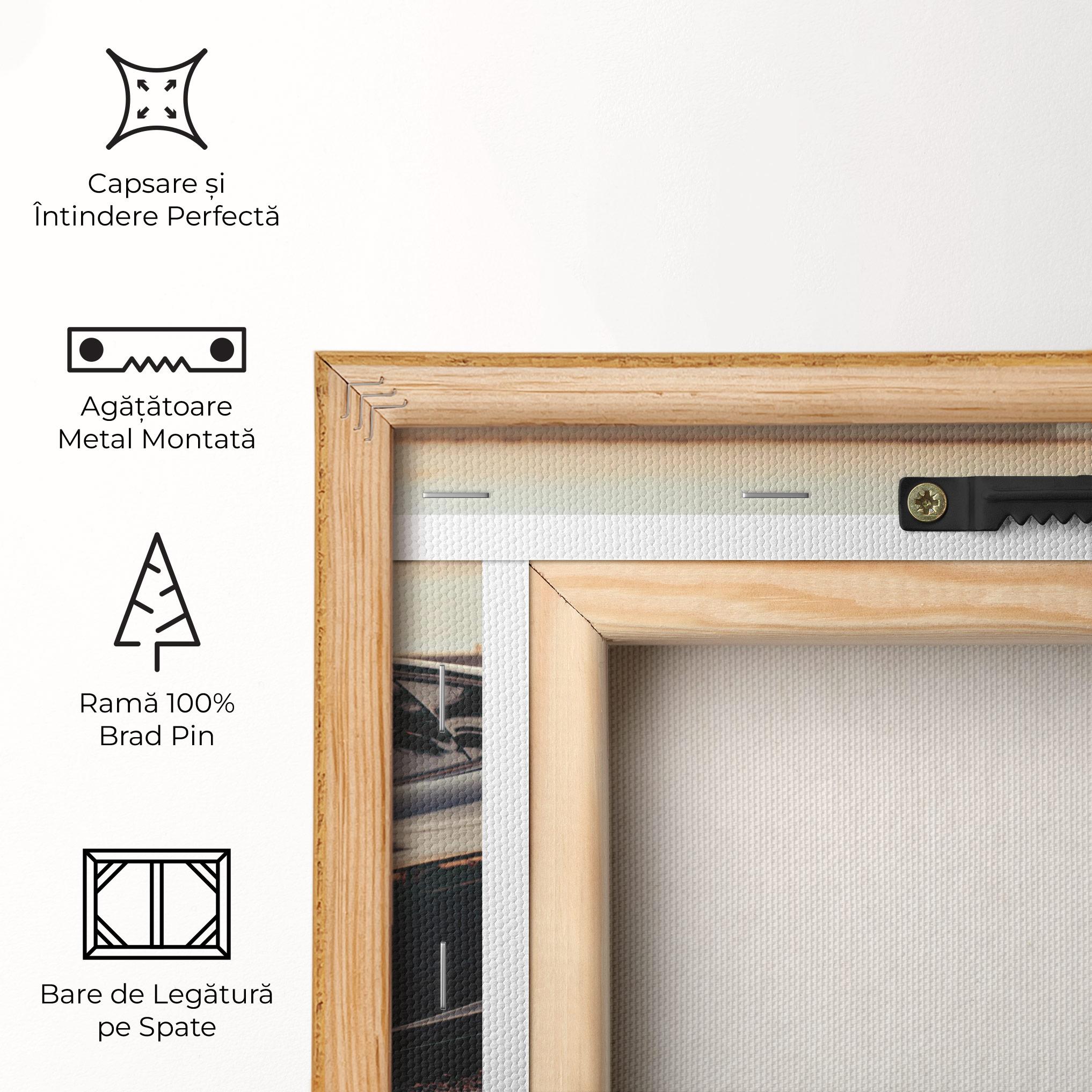 Tablou Canvas Black Lambo Sea mockup 5