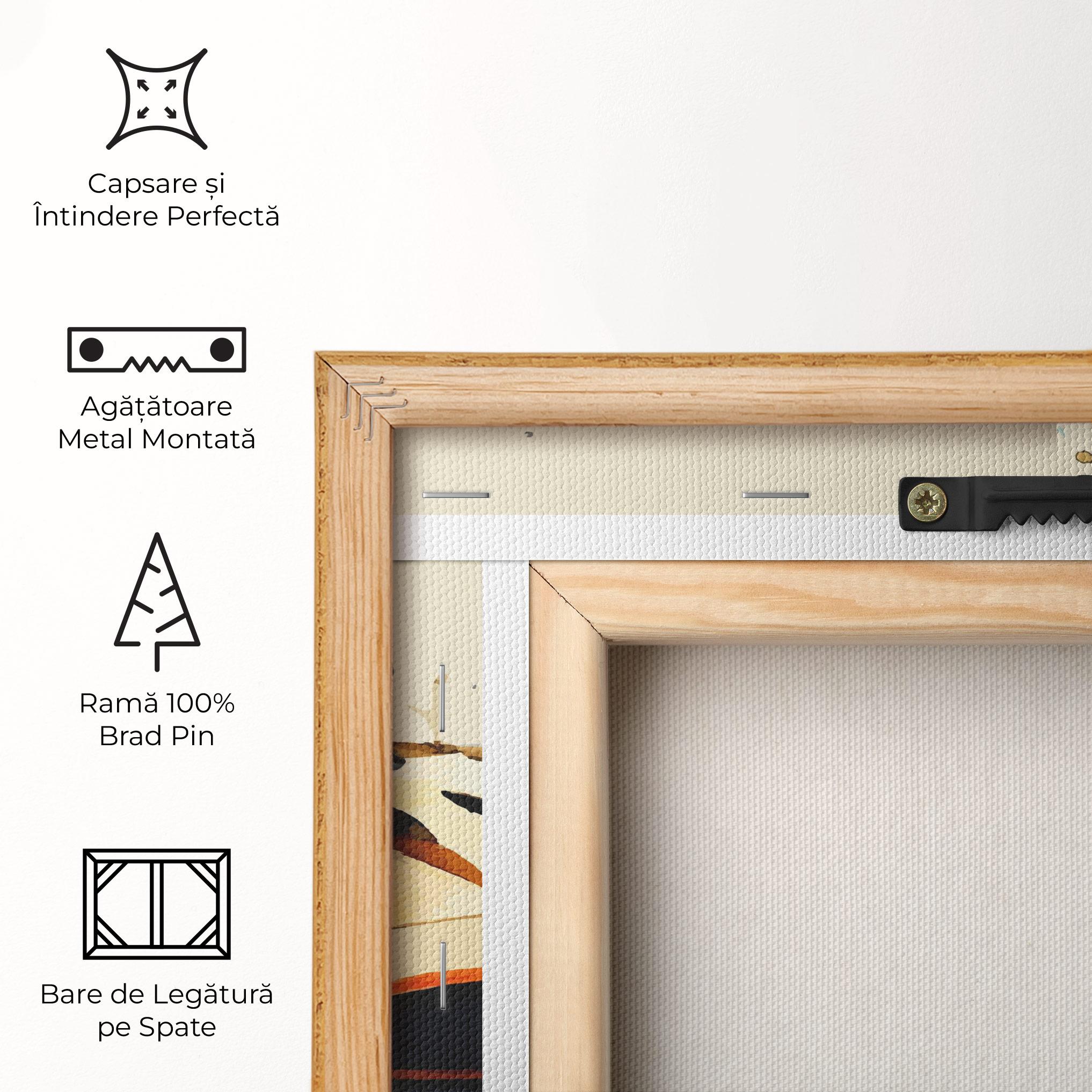 Tablou Canvas Orange Paint Car mockup 5