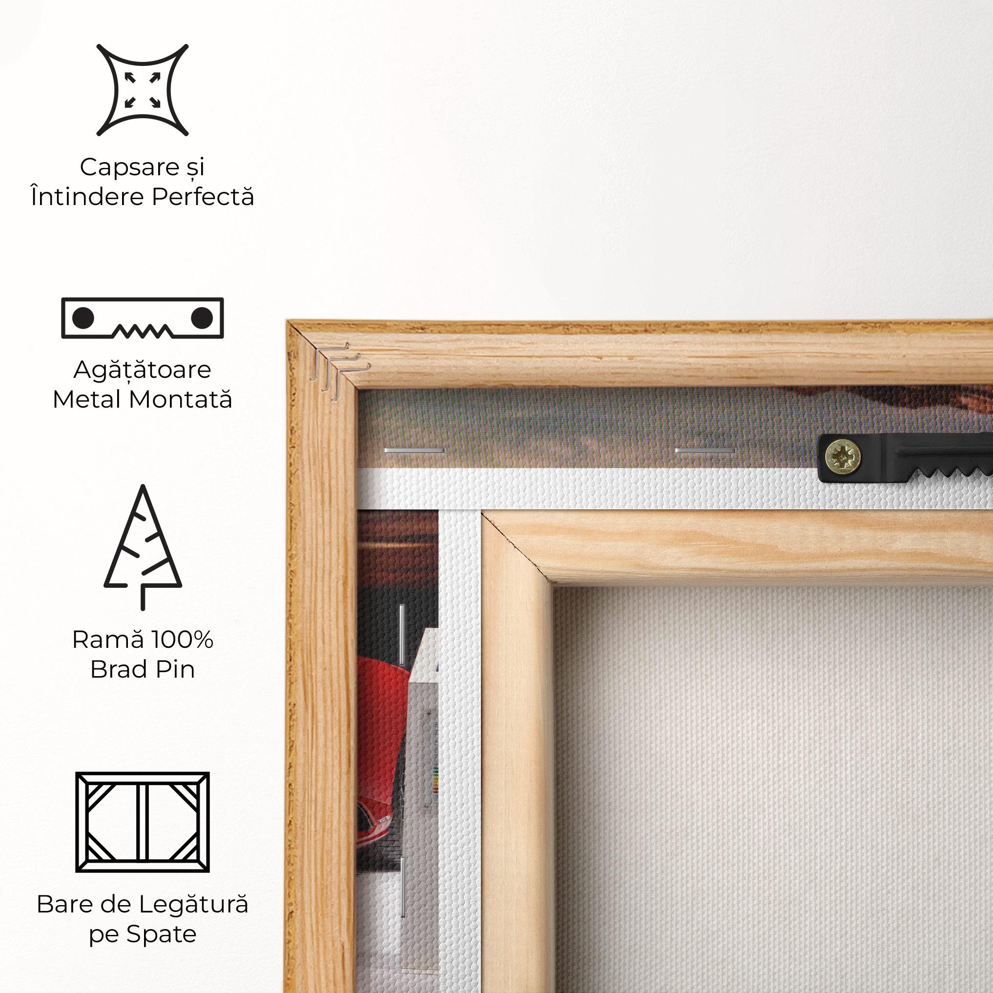 Tablou Canvas Red Lambo Front mockup 5