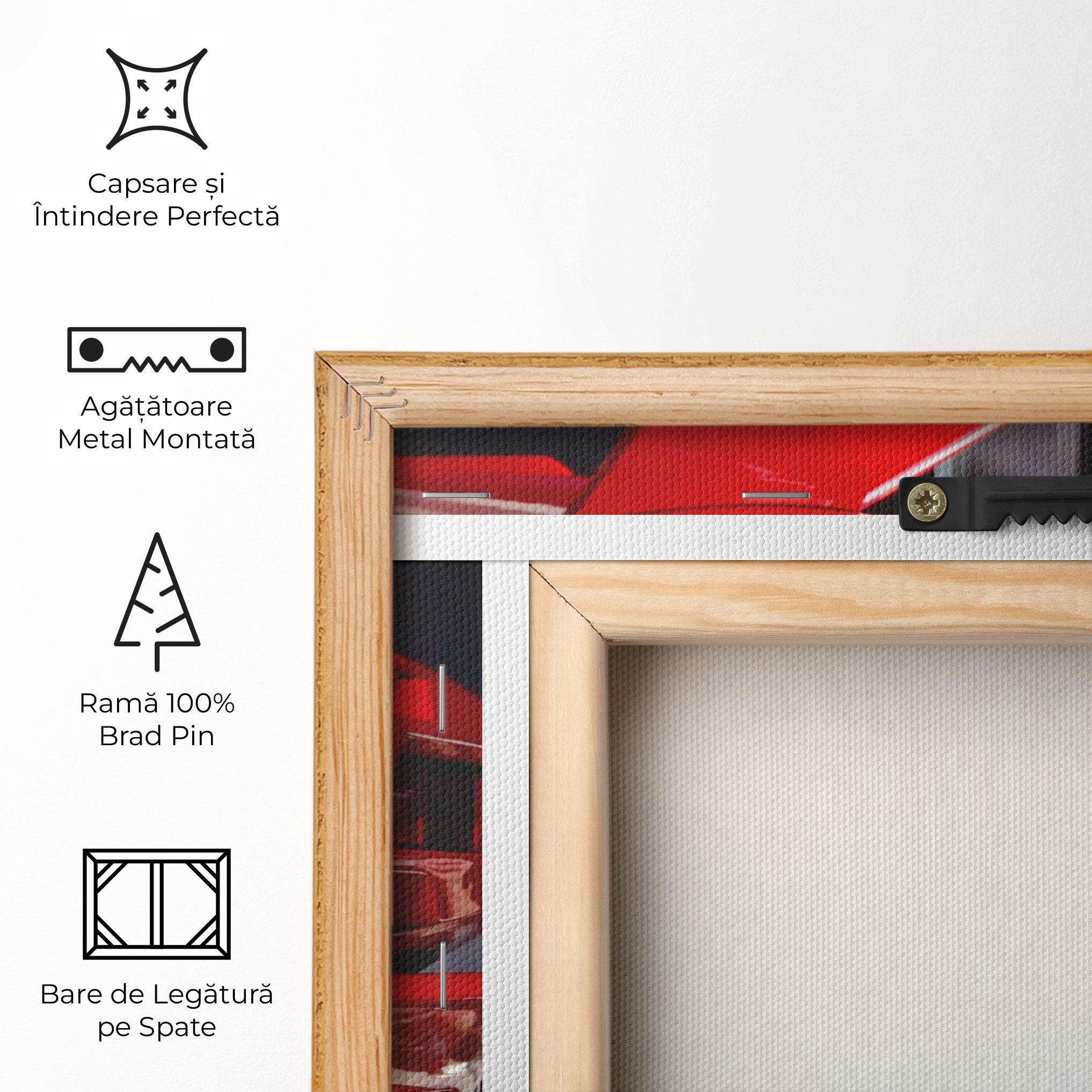 Tablou Canvas Red Rear Countach mockup 5