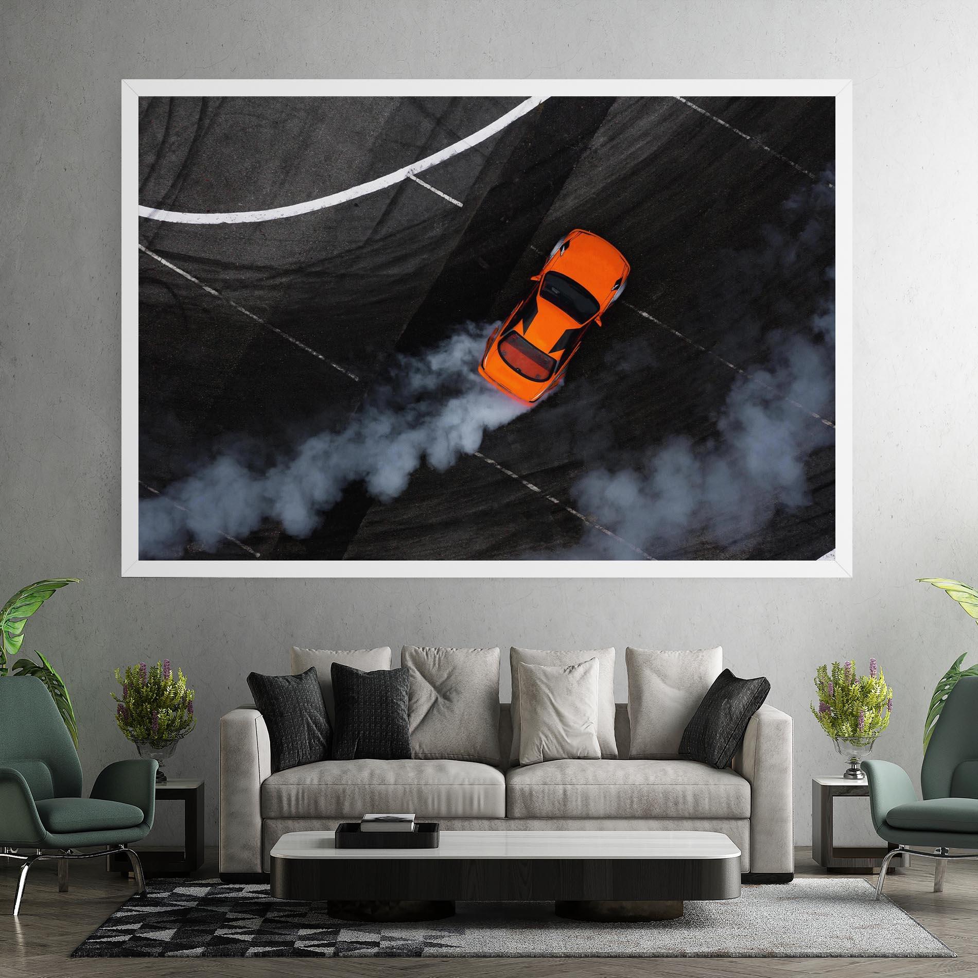 Tablou Canvas Orange Proche Drifting mockup 7