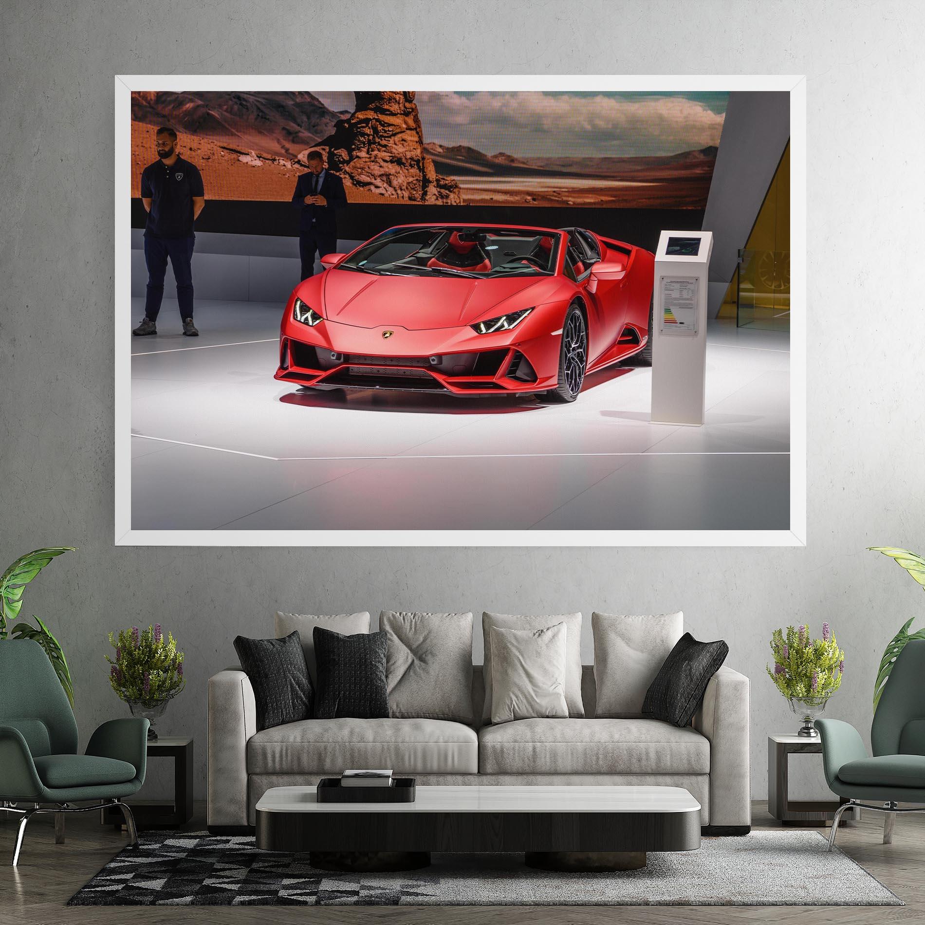 Tablou Canvas Red Lambo Front mockup 7
