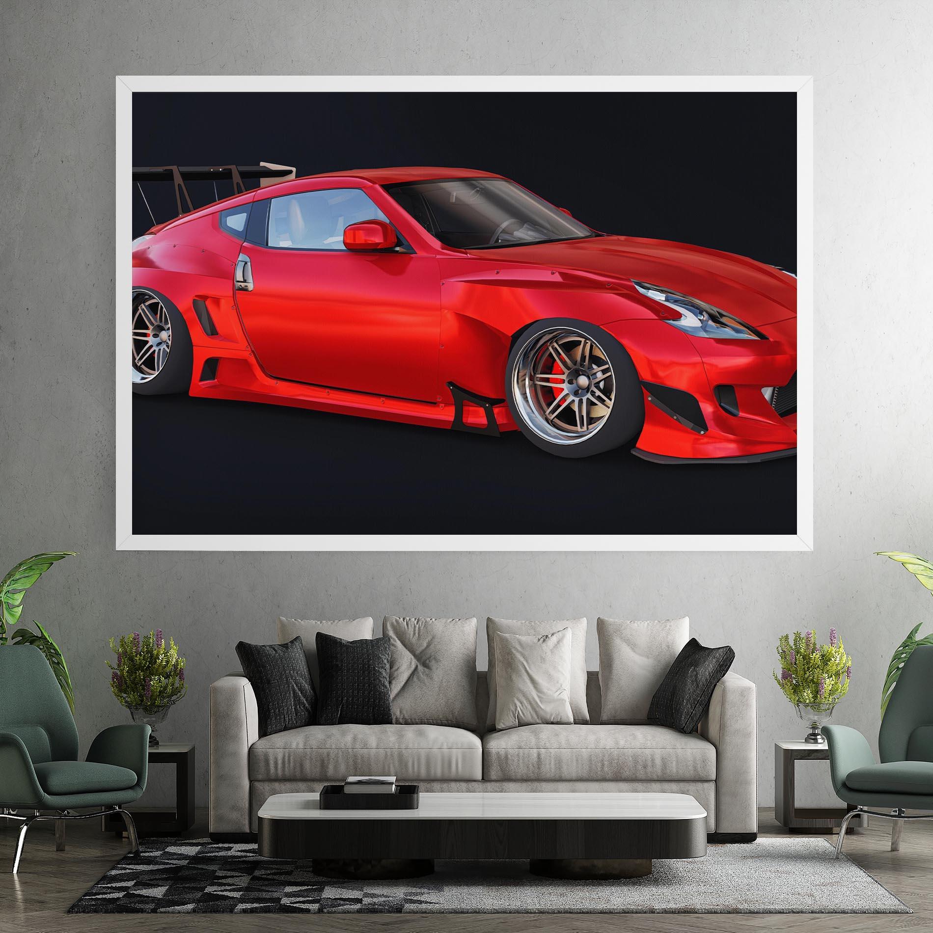 Tablou Canvas Red Tuned 350z mockup 7
